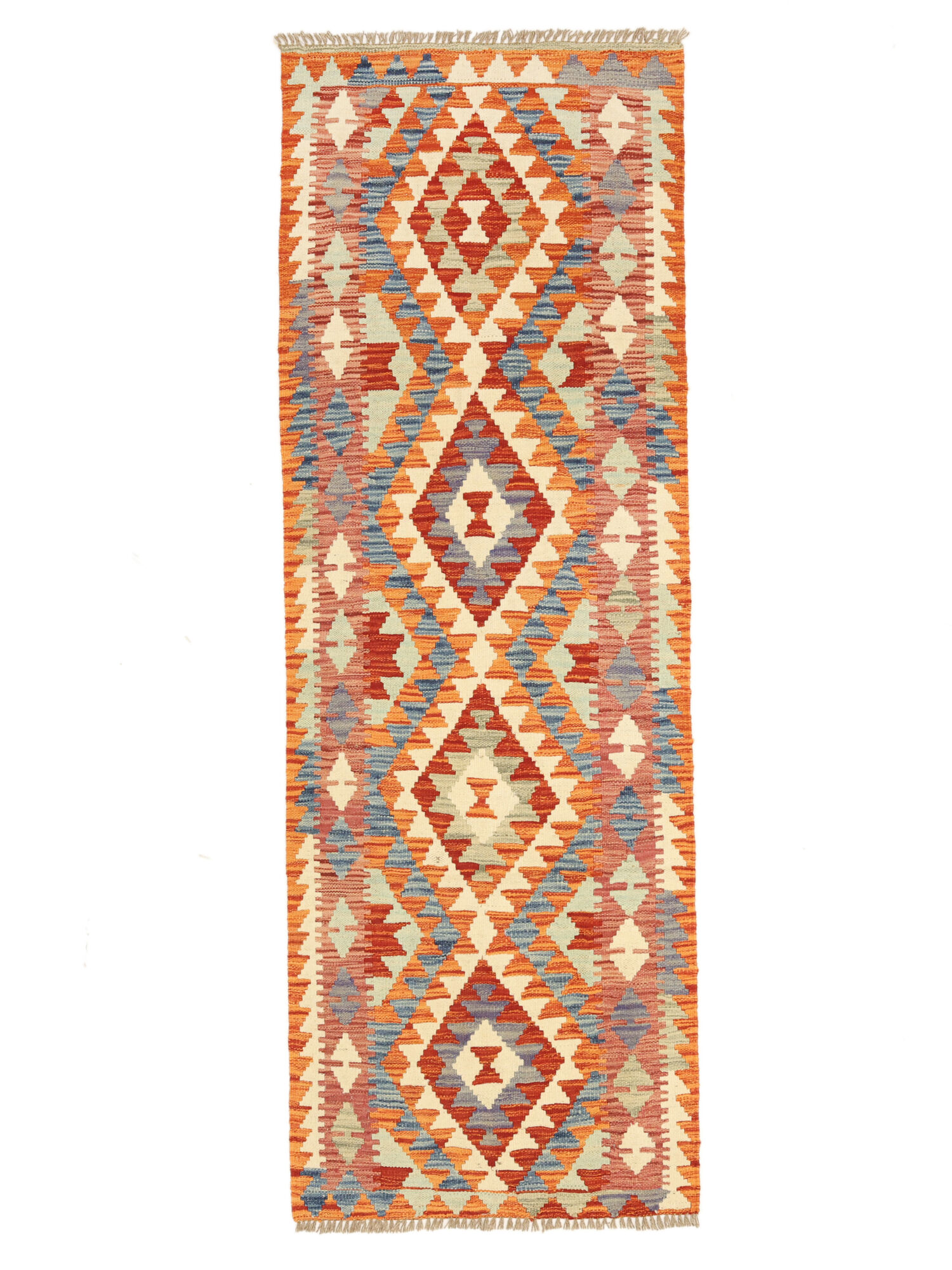 Kelim Afghan Old Stil Teppich 71×203