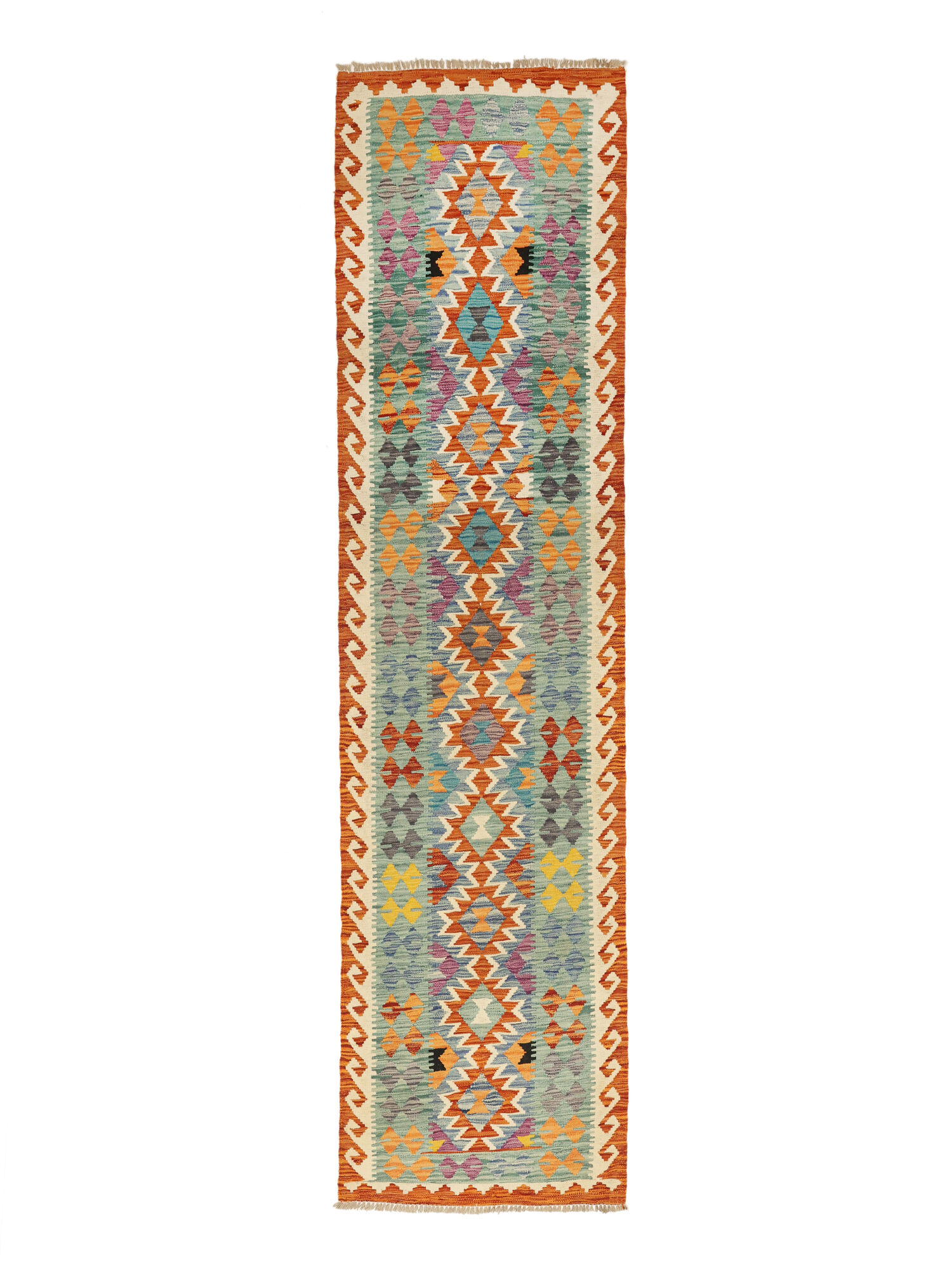 Kelim Afghan Old Stil Teppich 81×297