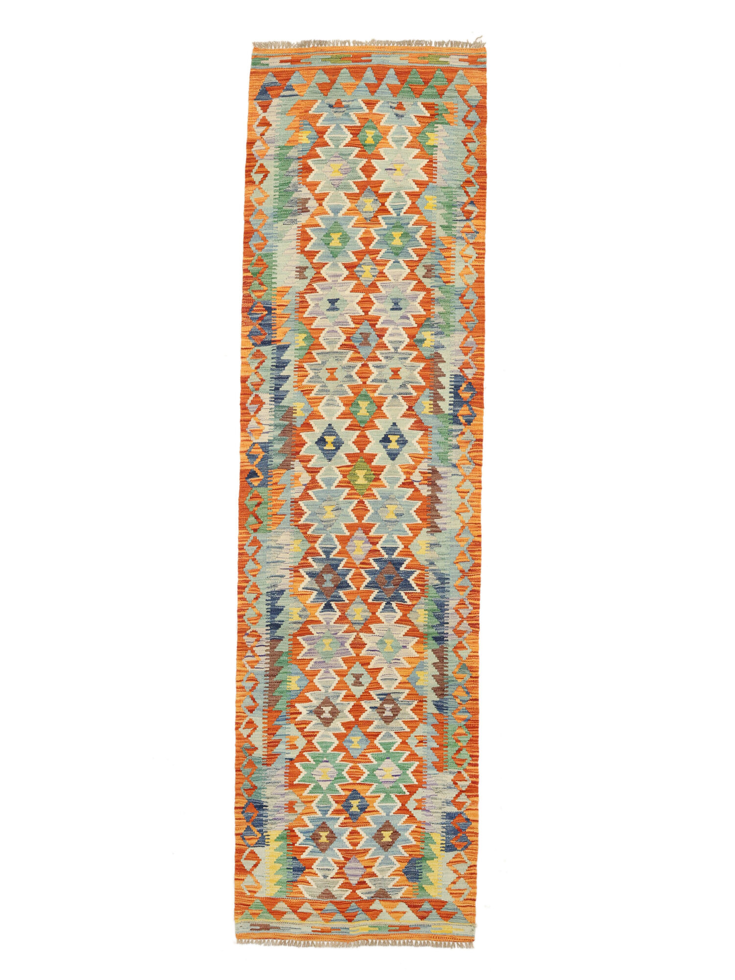 Kelim Afghan Old Stil Teppich 79×288