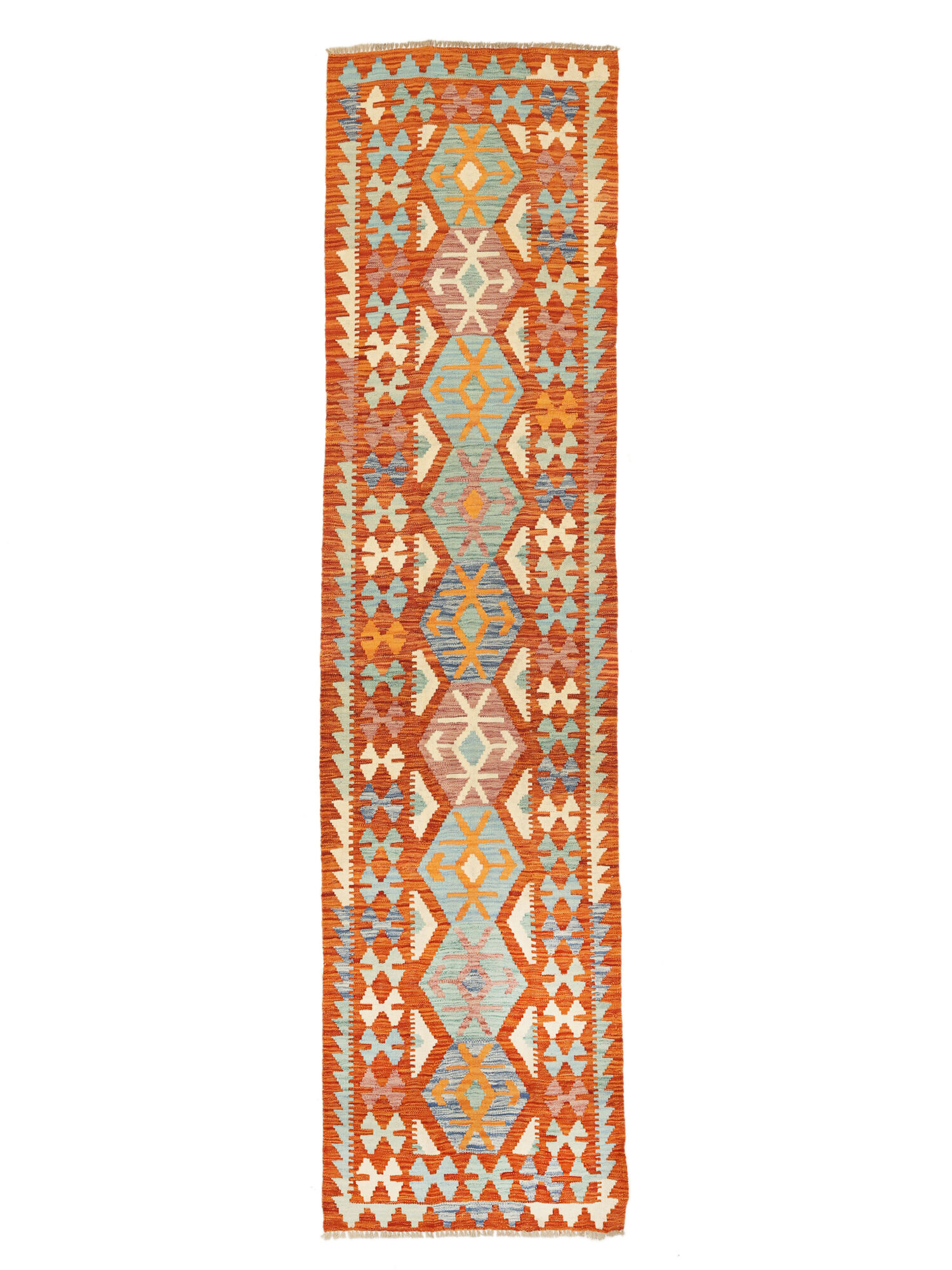 Kelim Afghan Old Stil Teppich 75×290