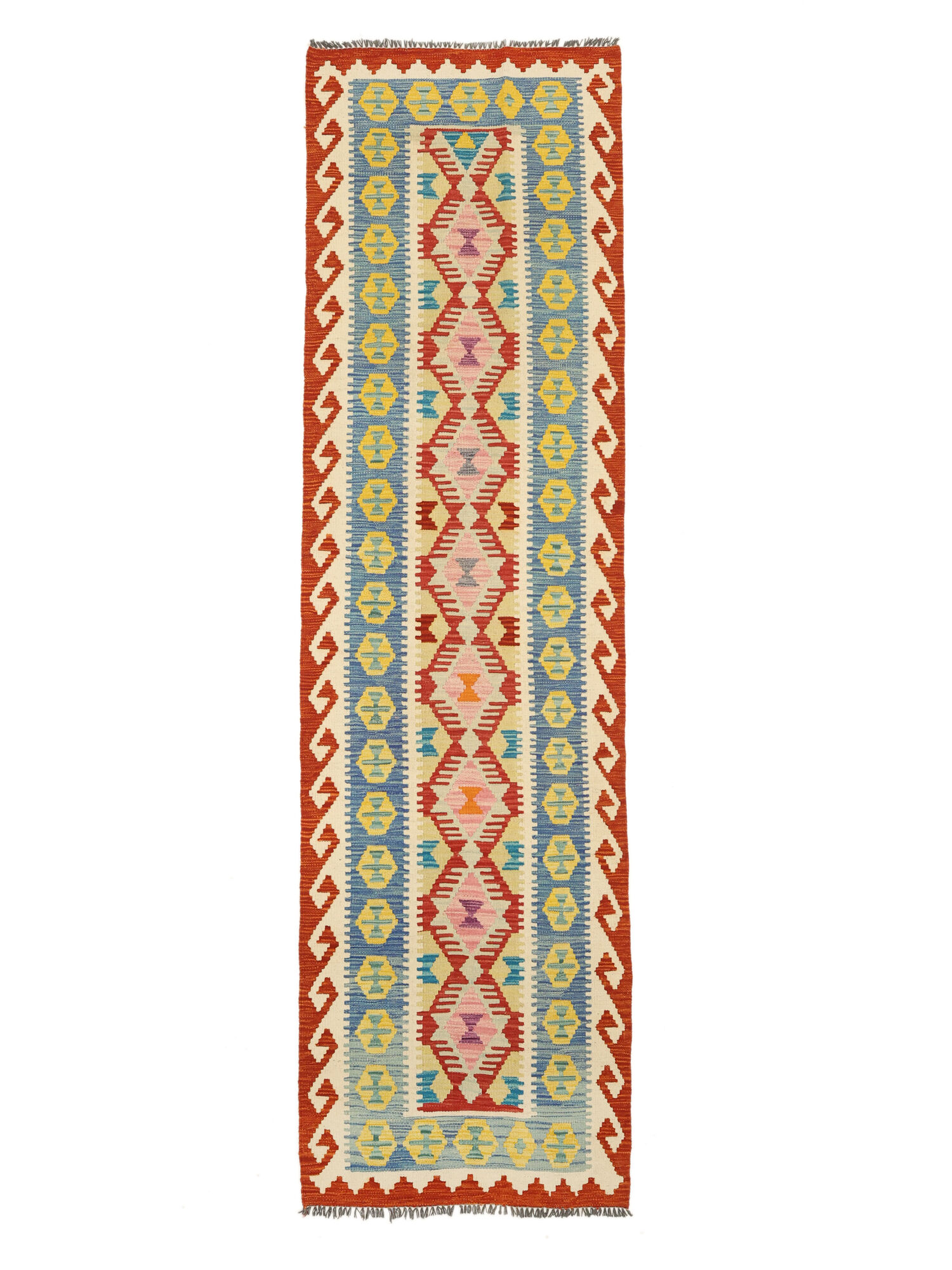 Kelim Afghan Old Stil Teppich 80×285