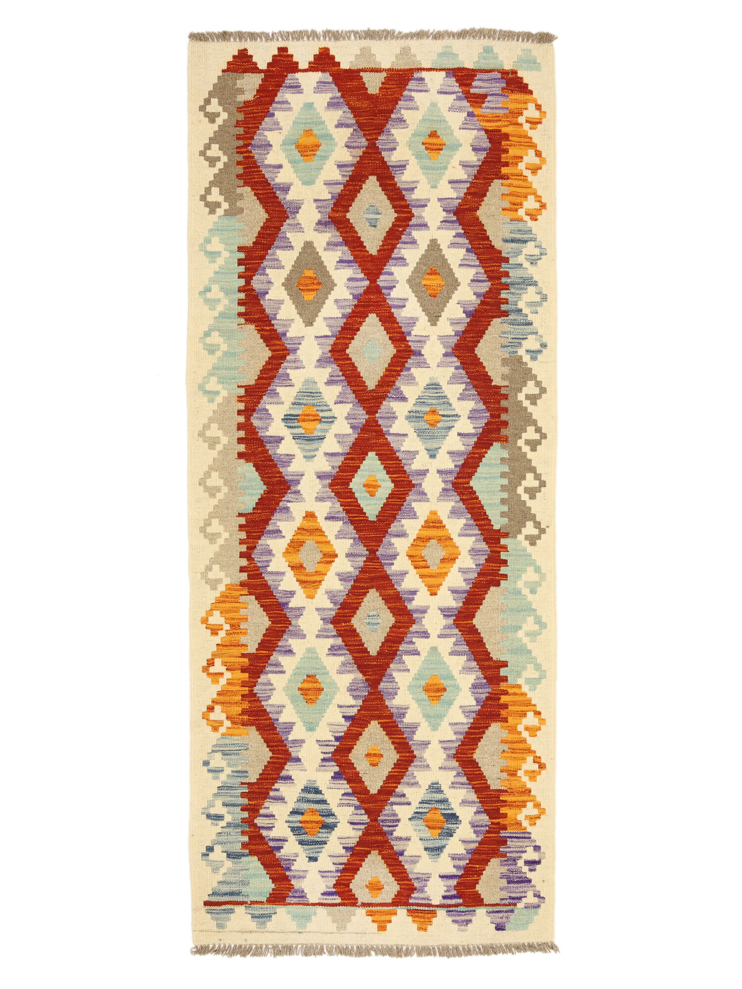 Kelim Afghan Old Stil Teppich 84×200