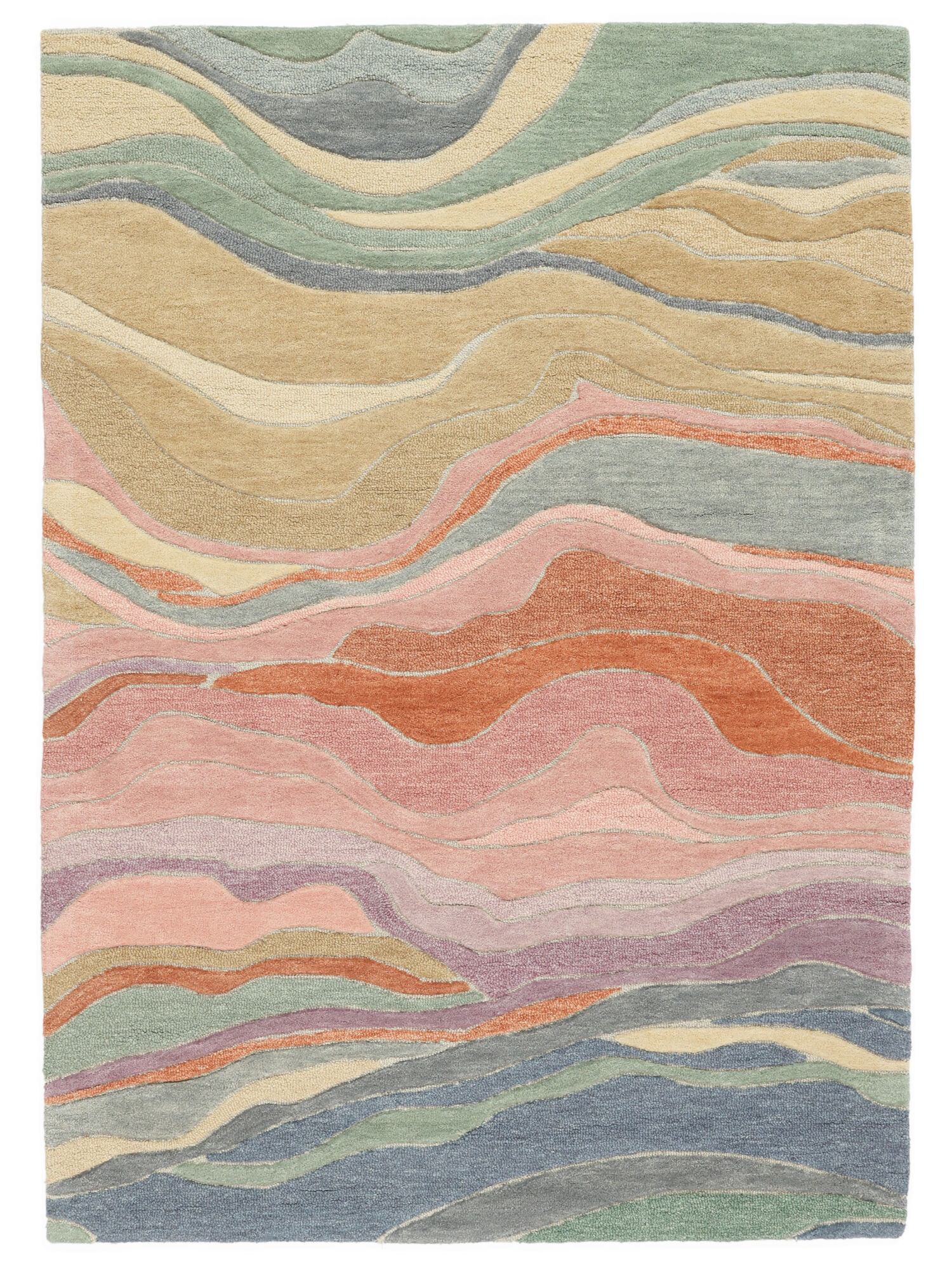 Marble Matta - Flerfärgad 200x300