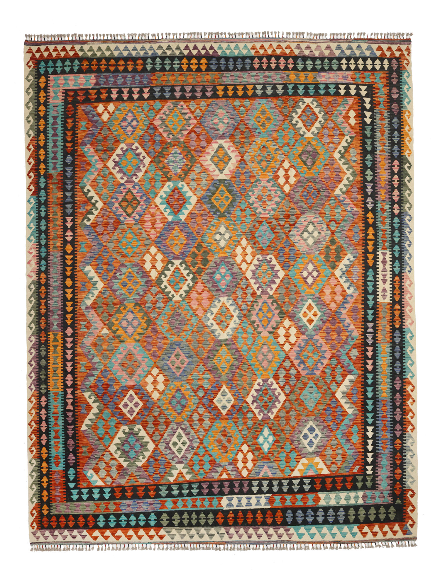Kelim Afghan Old style Matta 301x395