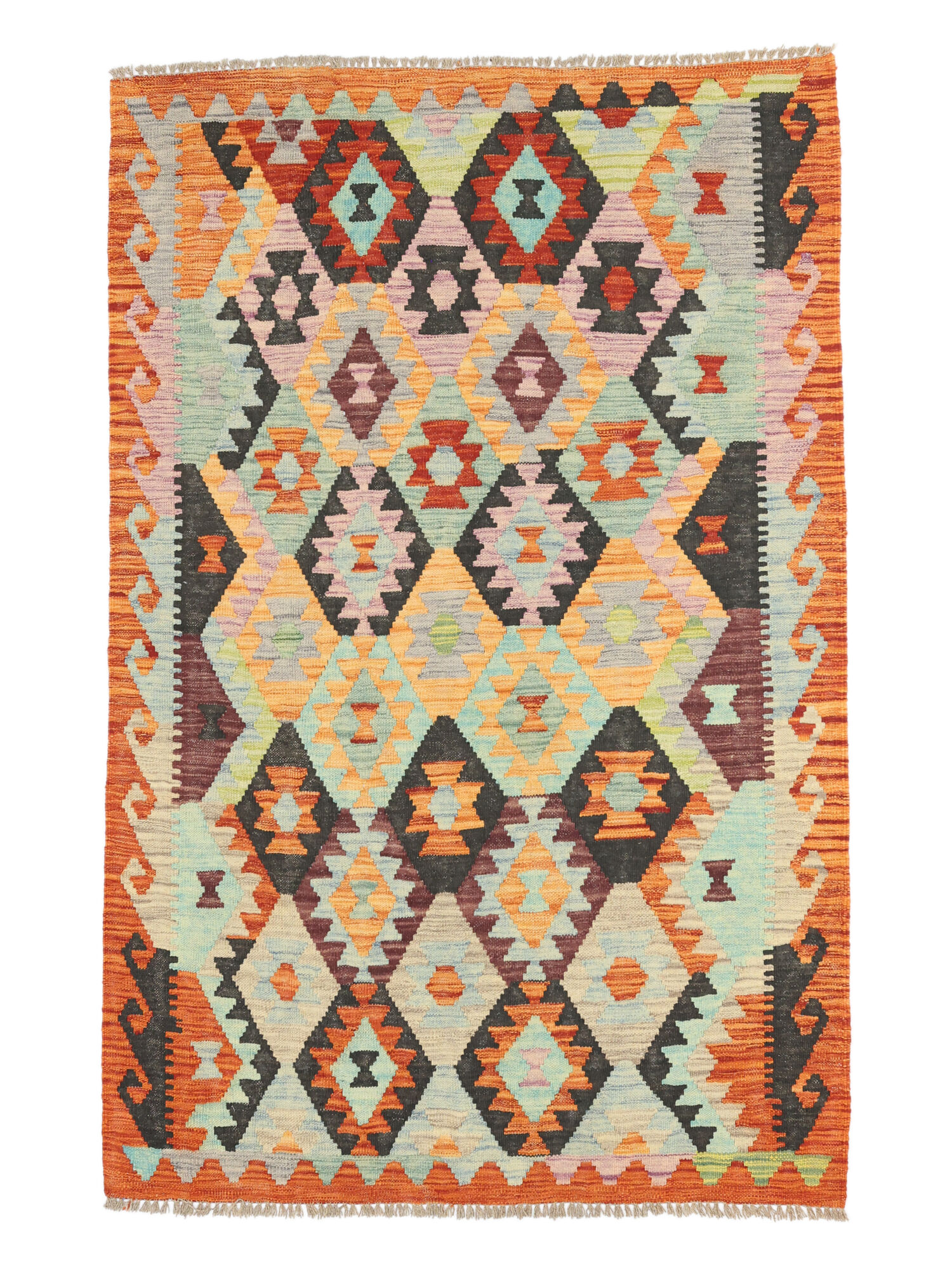 Kelim Afghan Old style Matta 123x178