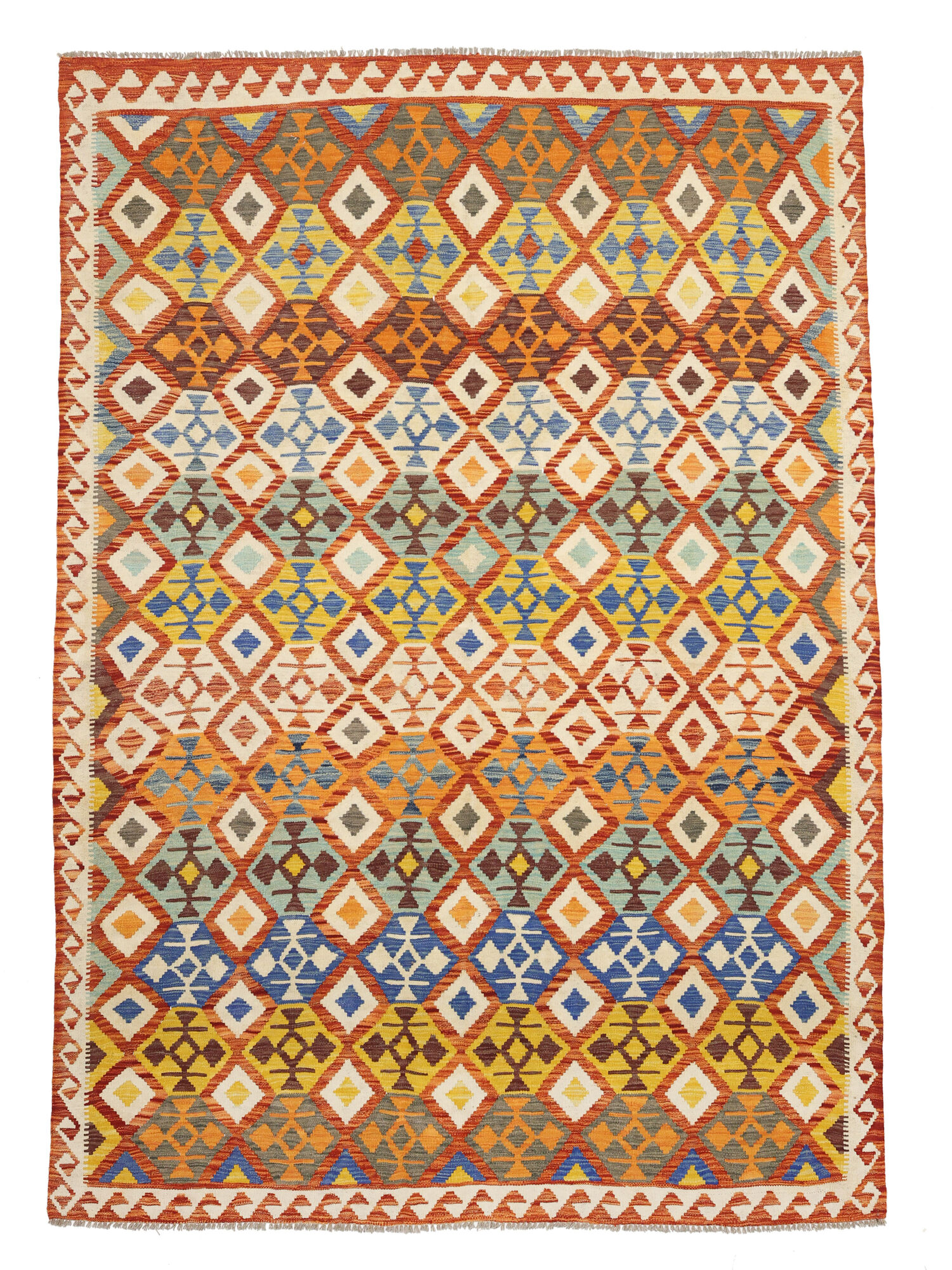 Kelim Afghan Old style Matta 209x291