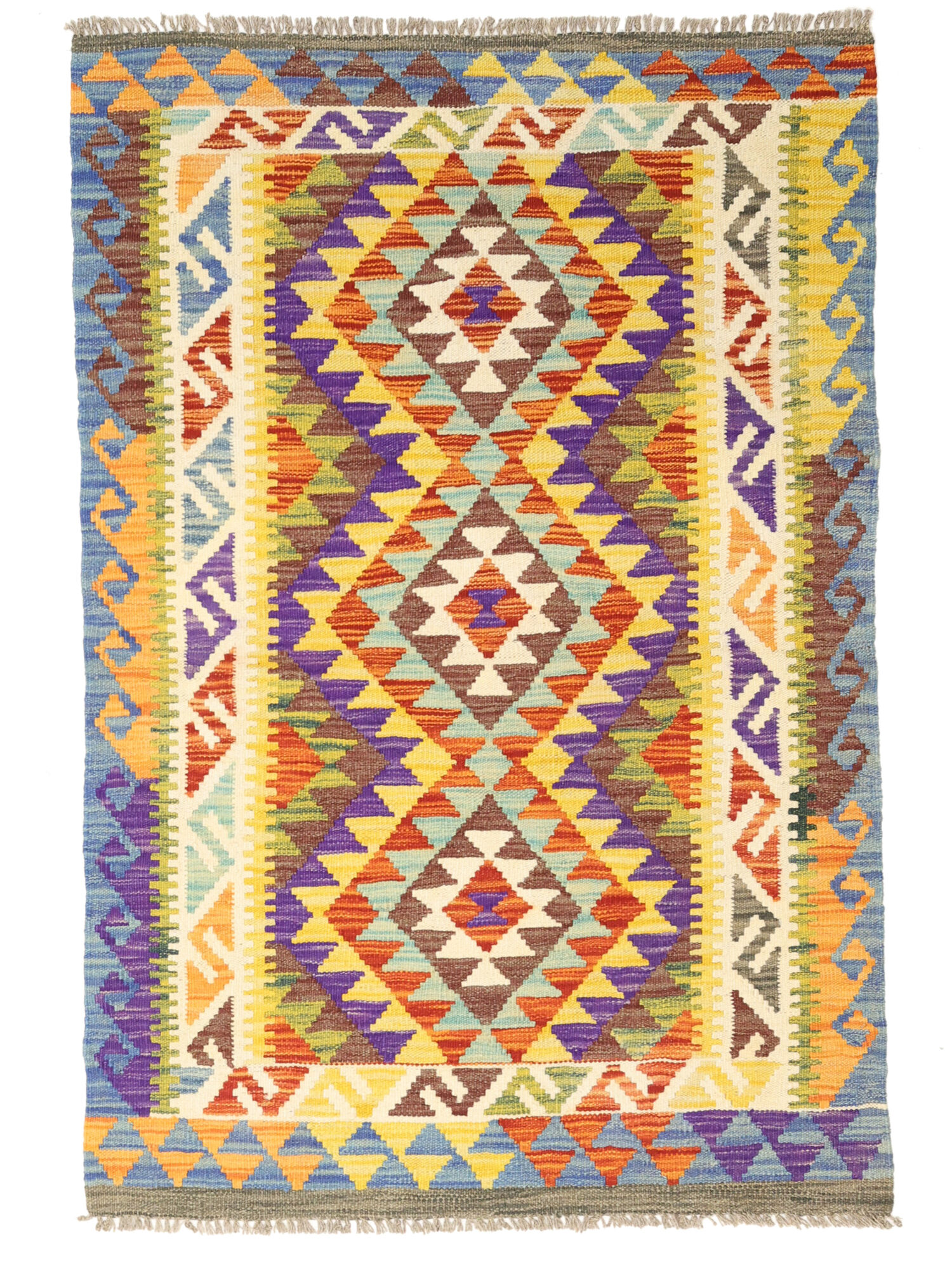 Kelim Afghan Old style Matta 96x145