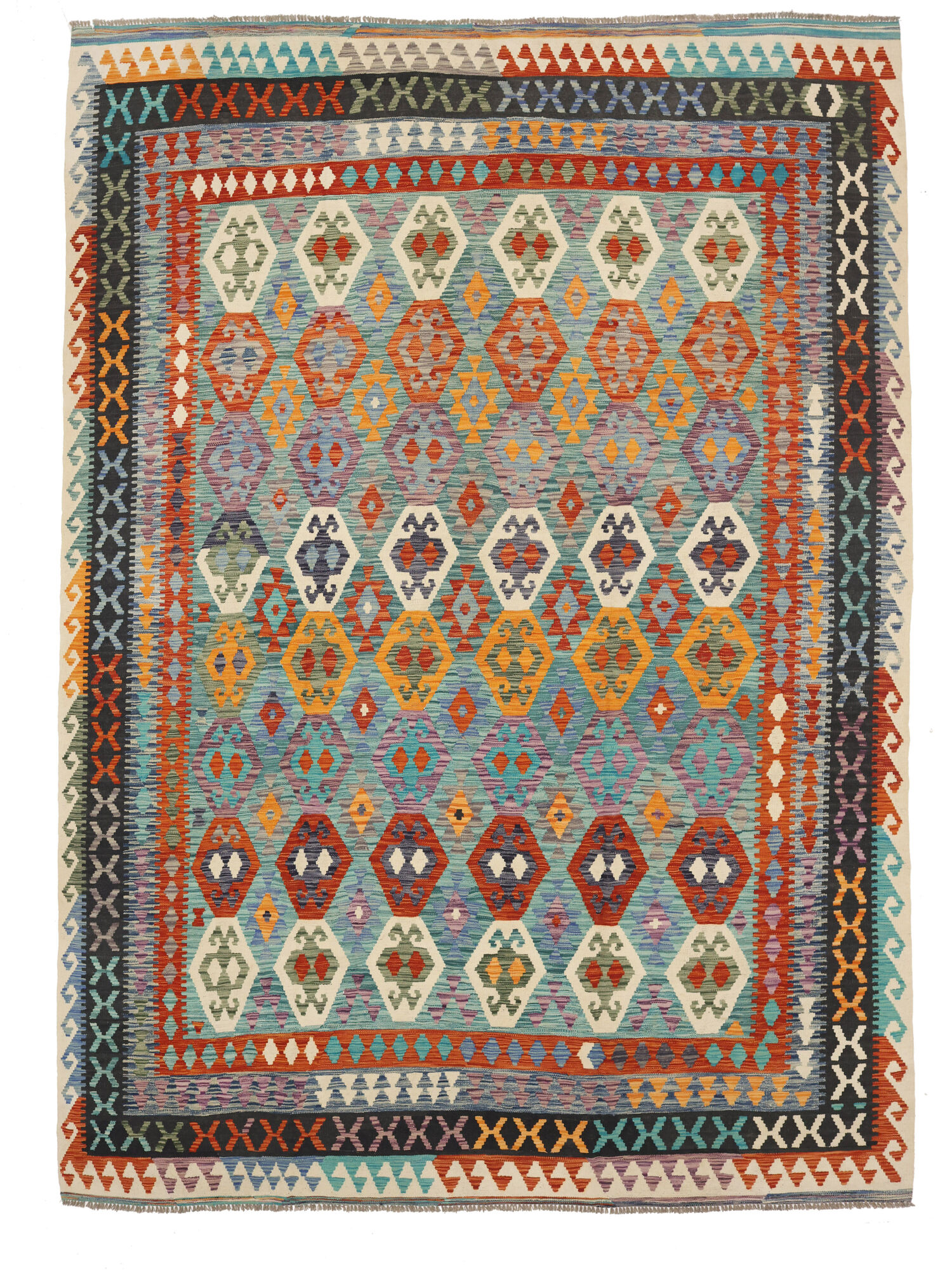 Kelim Afghan Old style Matta 301x394