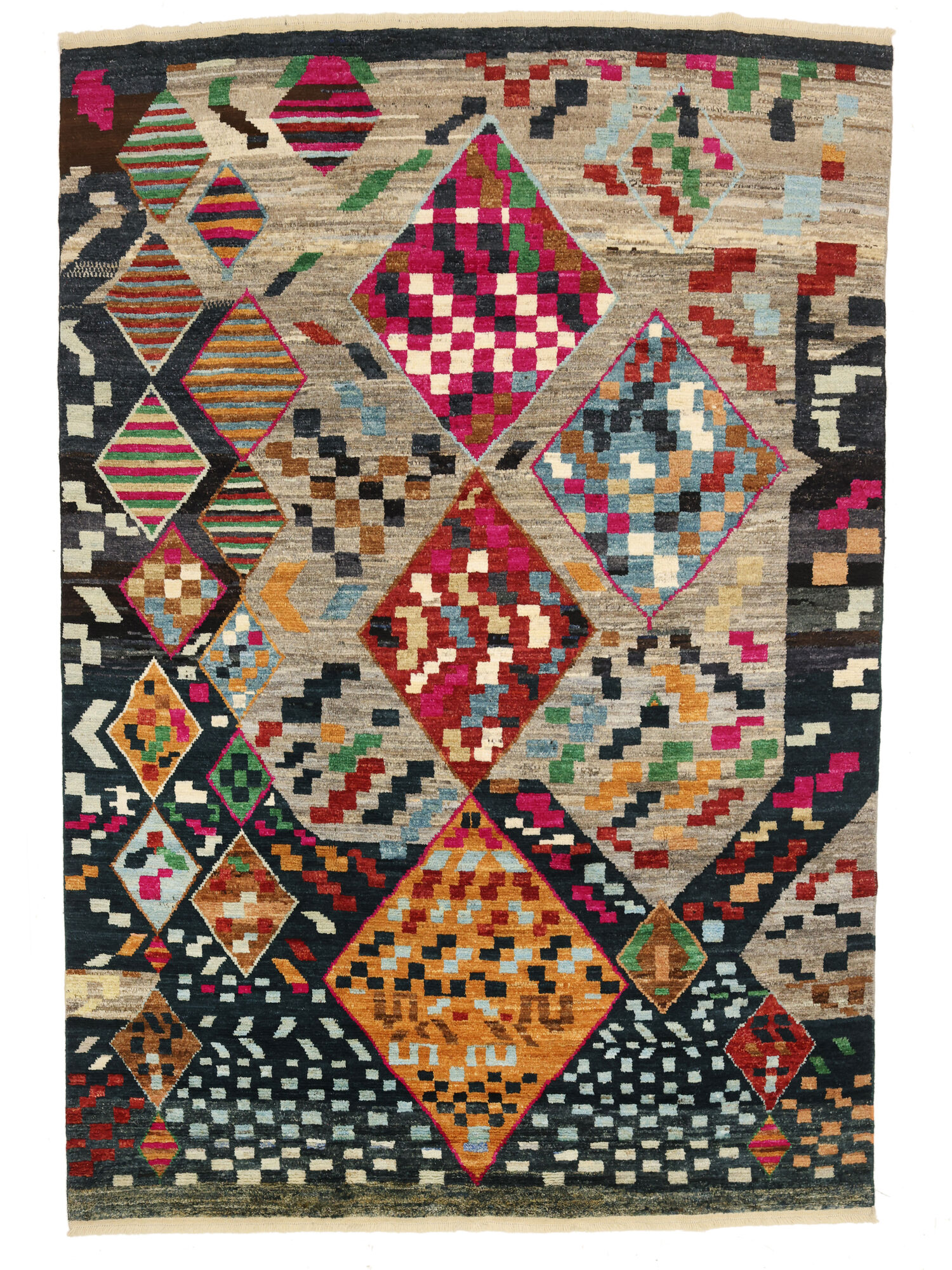 Berber Colourful Matta 205x284