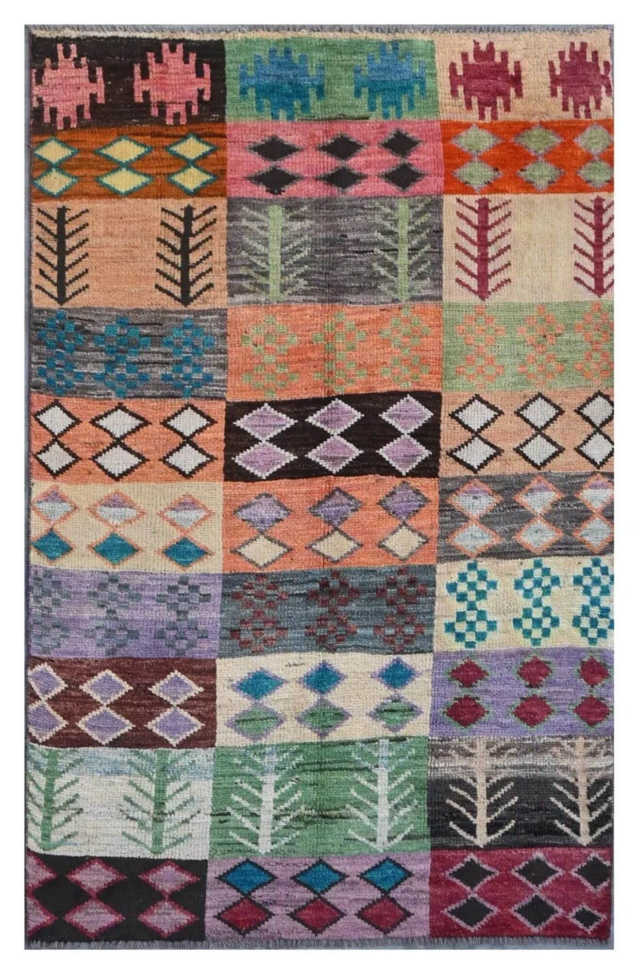 Berber Colourful Matta 106x175