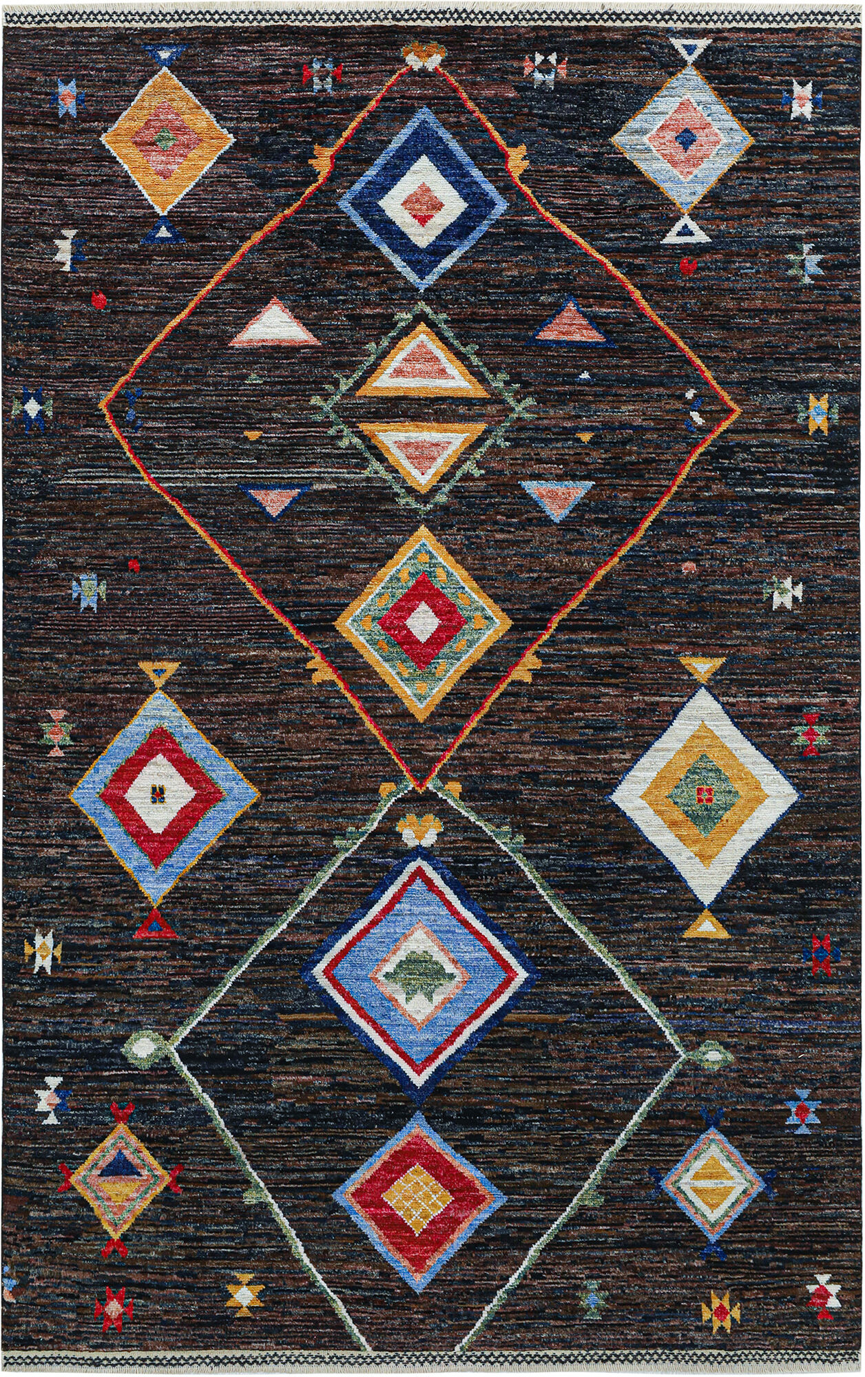 Berber Colourful Matta 196x304