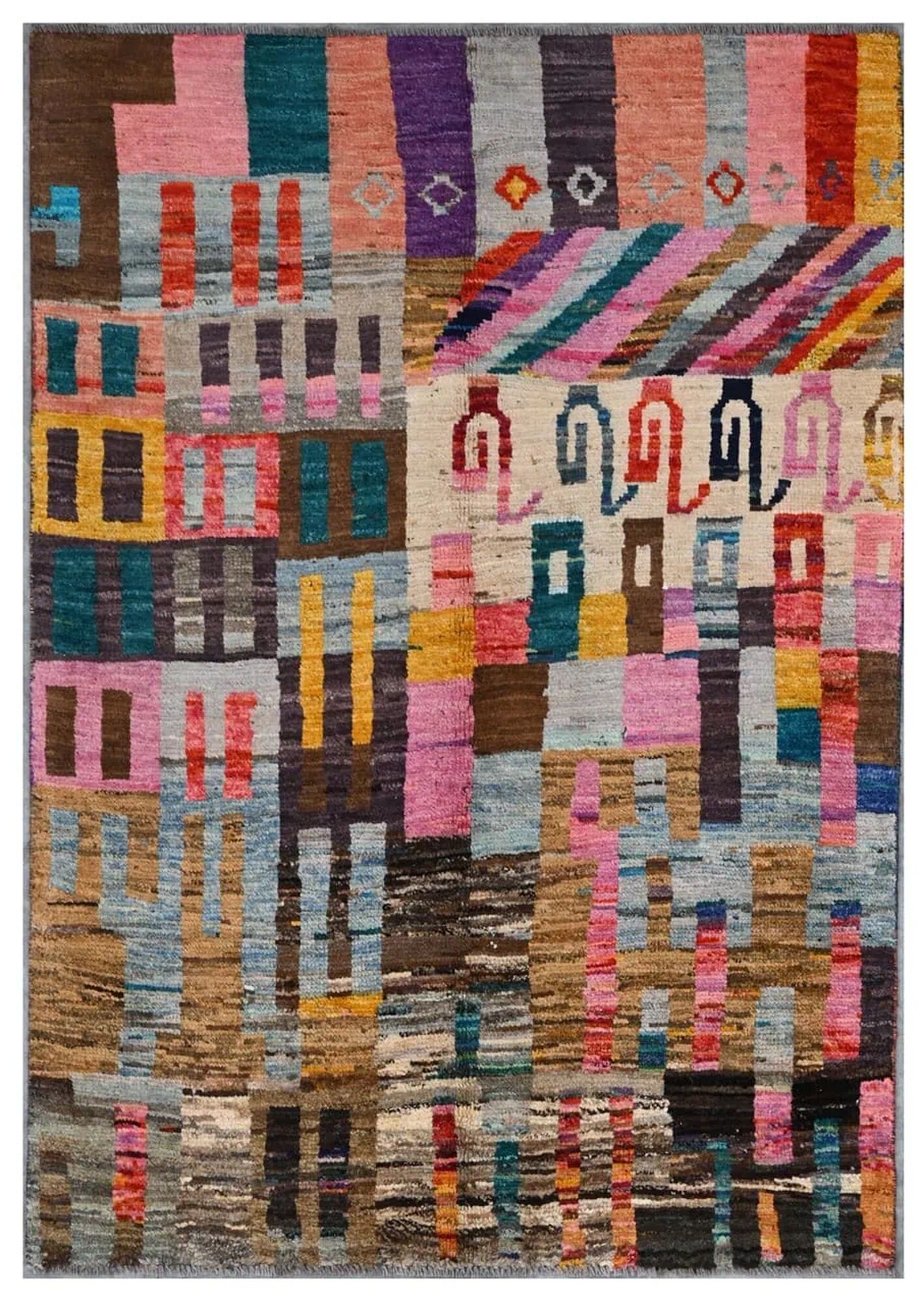 Berber Colourful Matta 116x169