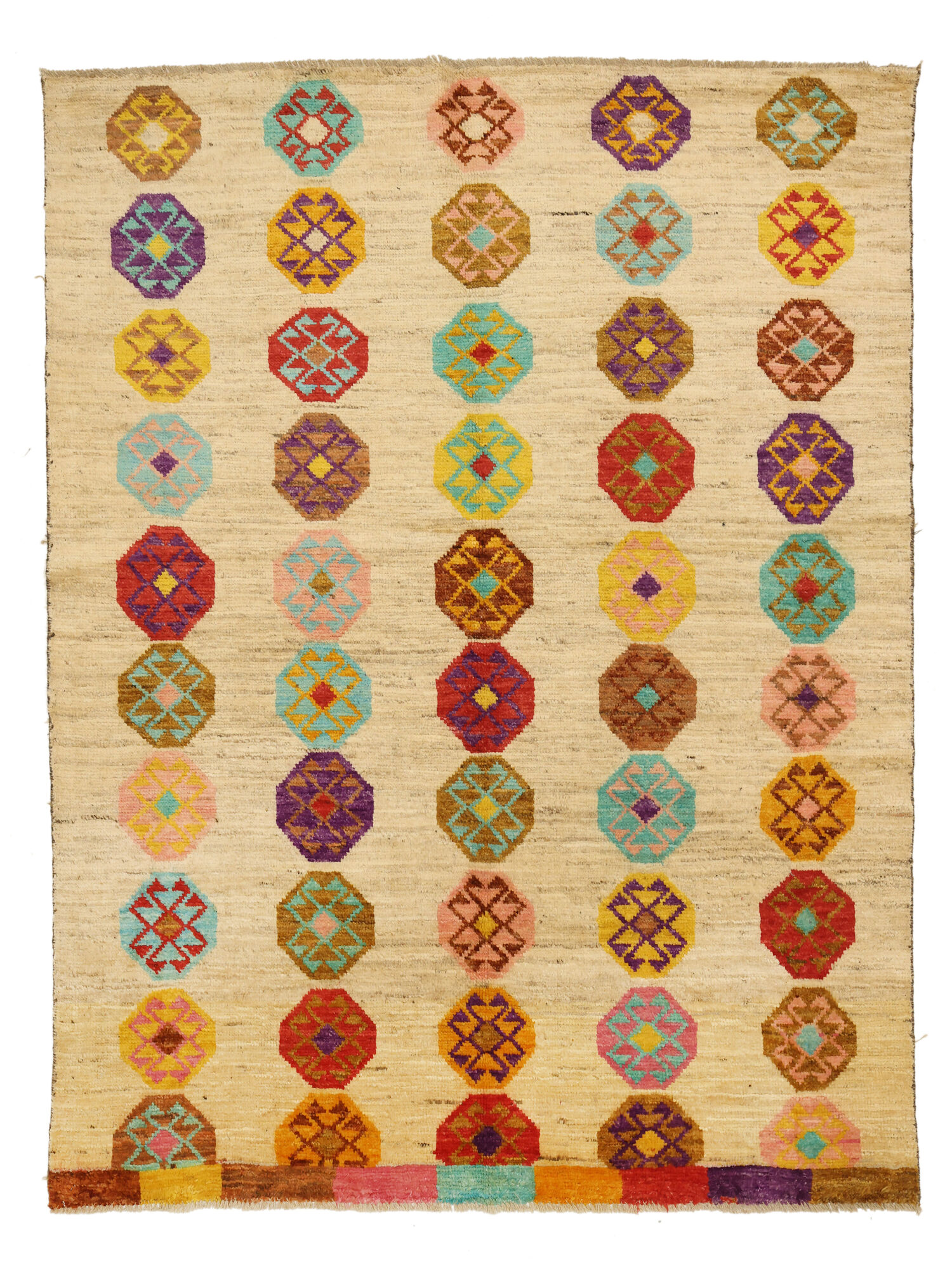 Berber Colourful Matta 154x205