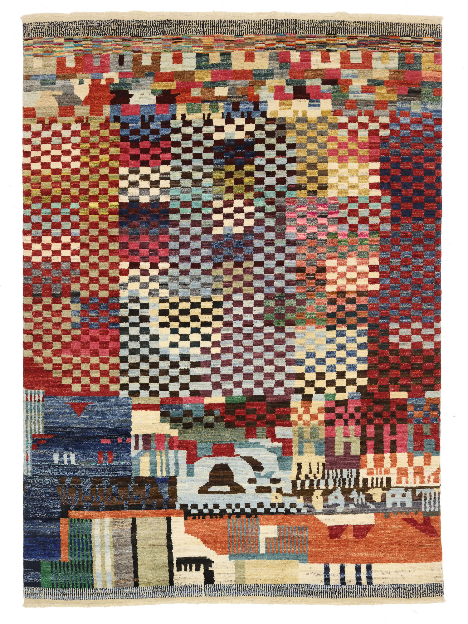 Berber Colourful Matta 206x281