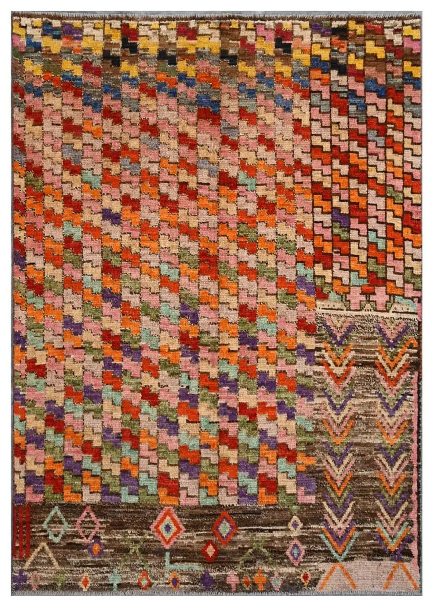 Berber Colourful Matta 125x179