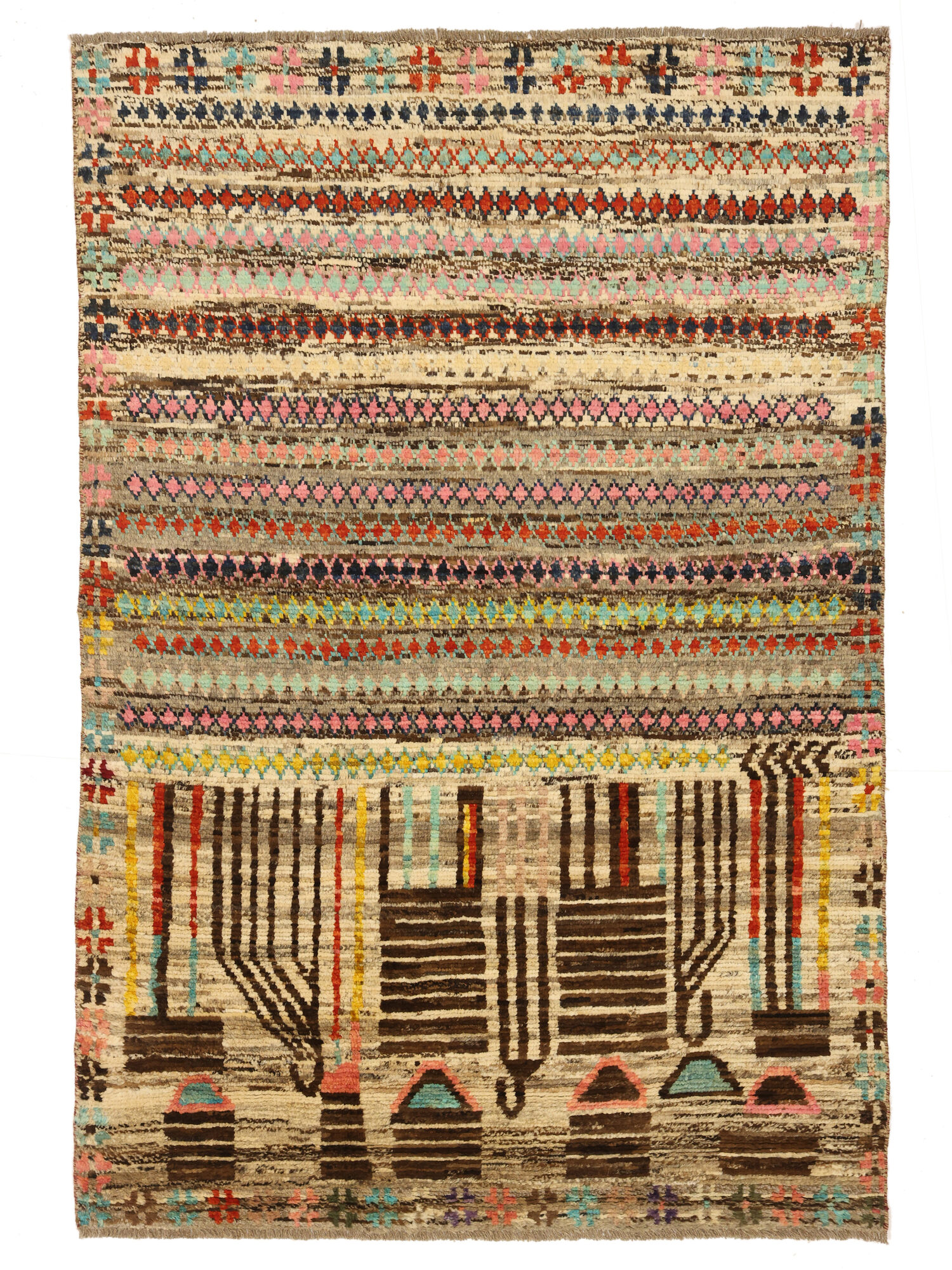 Berber Colourful Matta 123x182