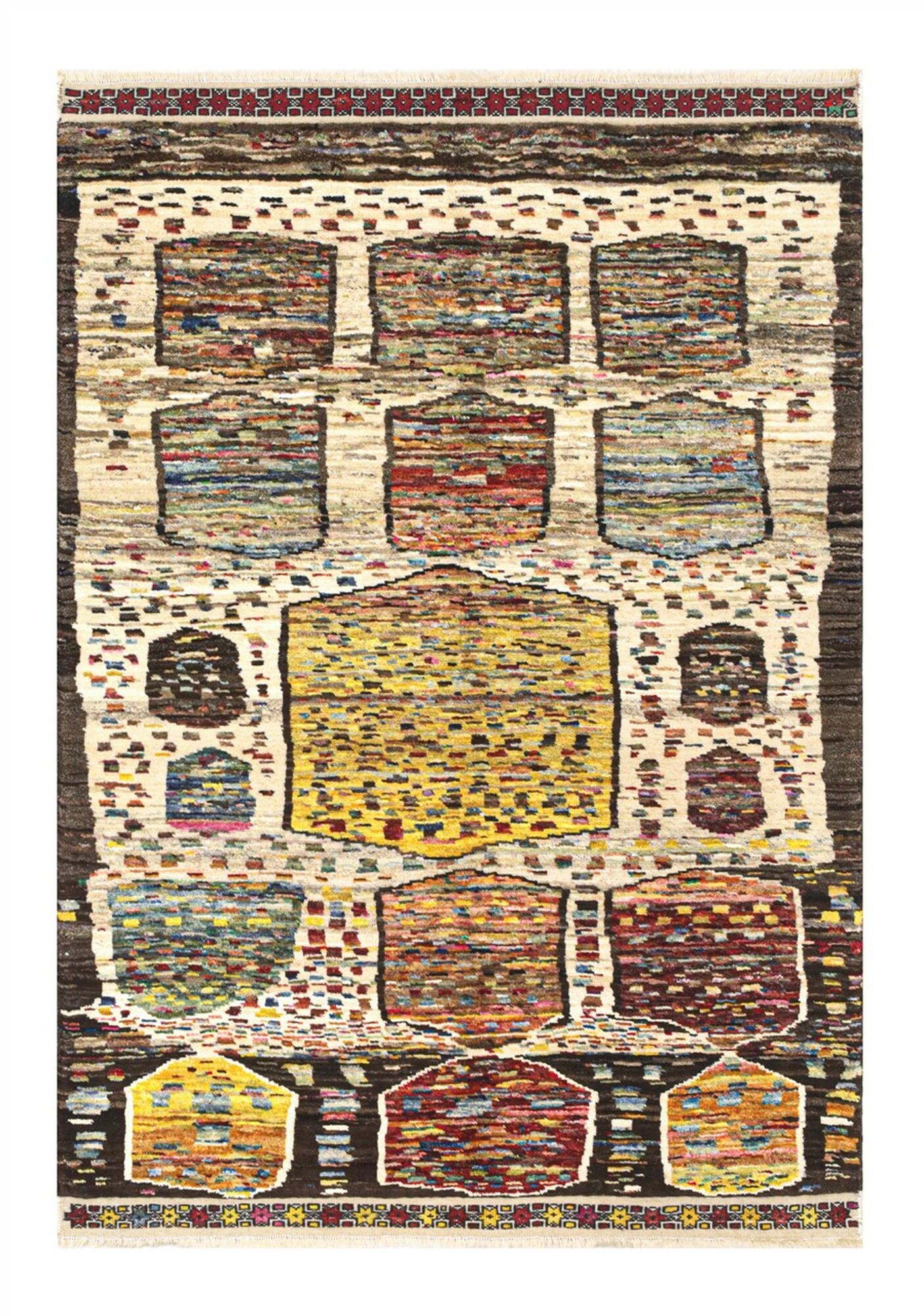 Berber Colourful Matta 132x171