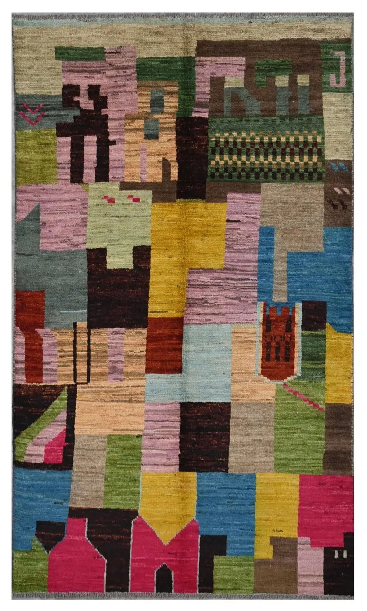 Berber Colourful Matta 105x183