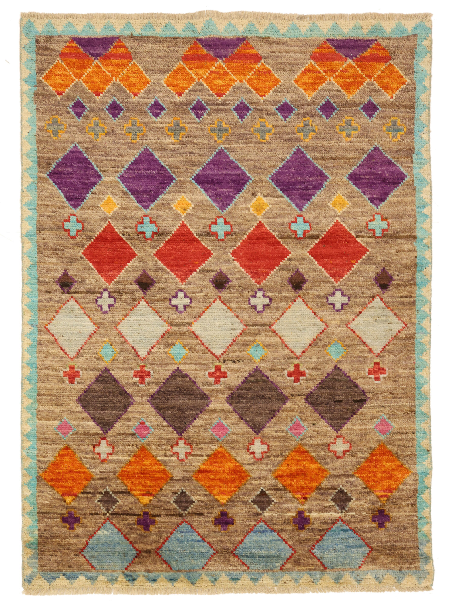 Berber Colourful Matta 100x144