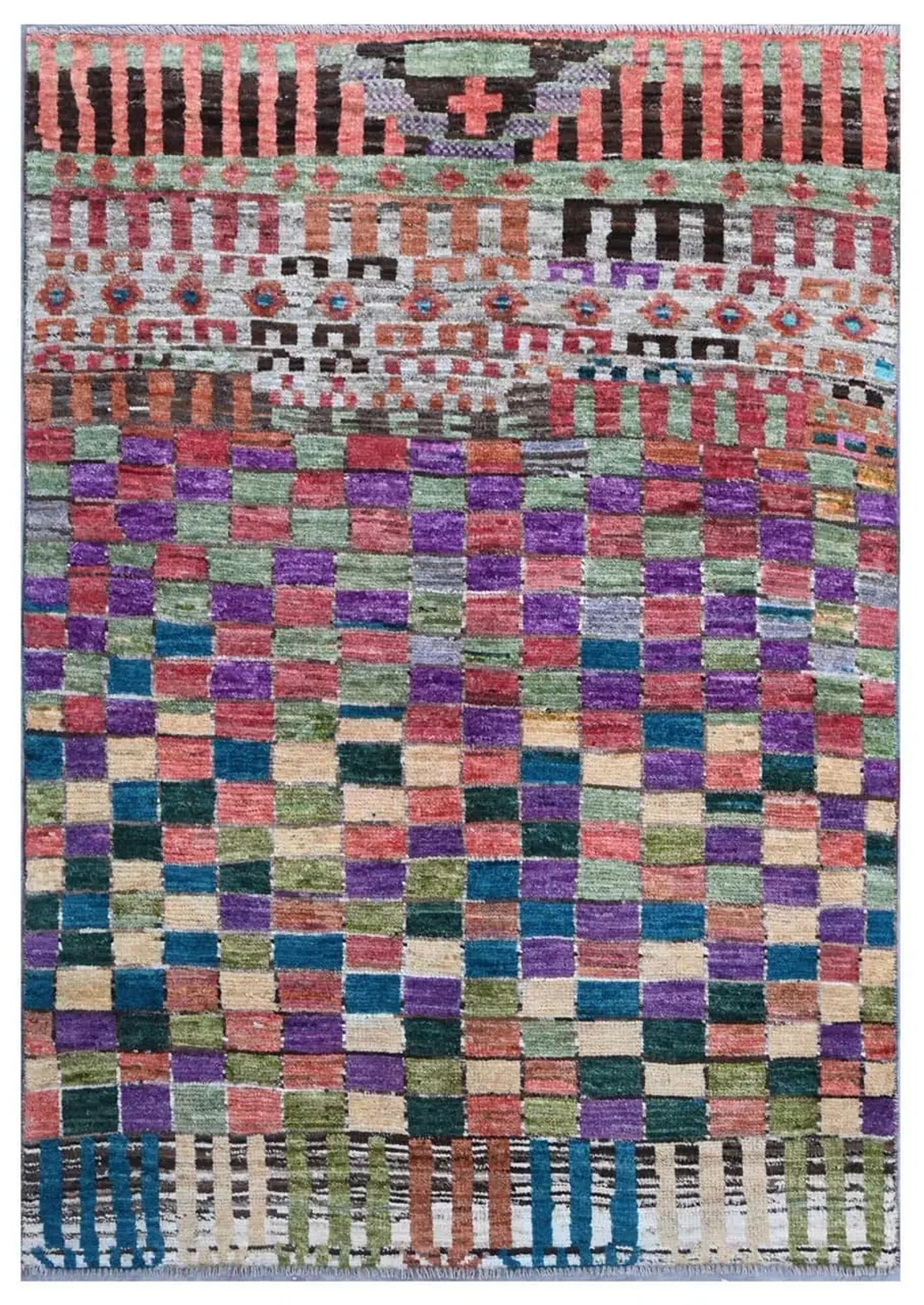 Berber Colourful Matta 121x177