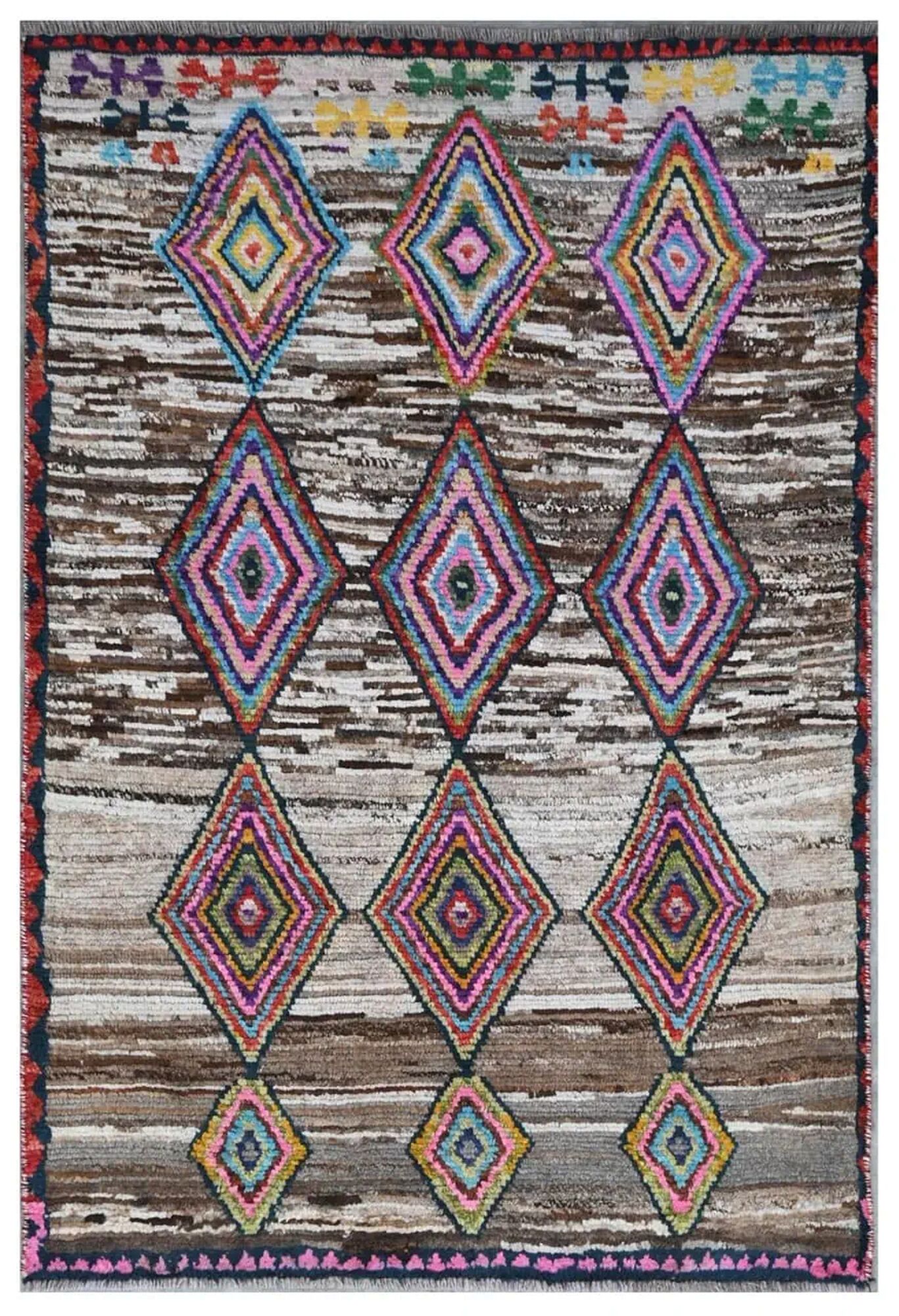 Berber Colourful Matta 89x133