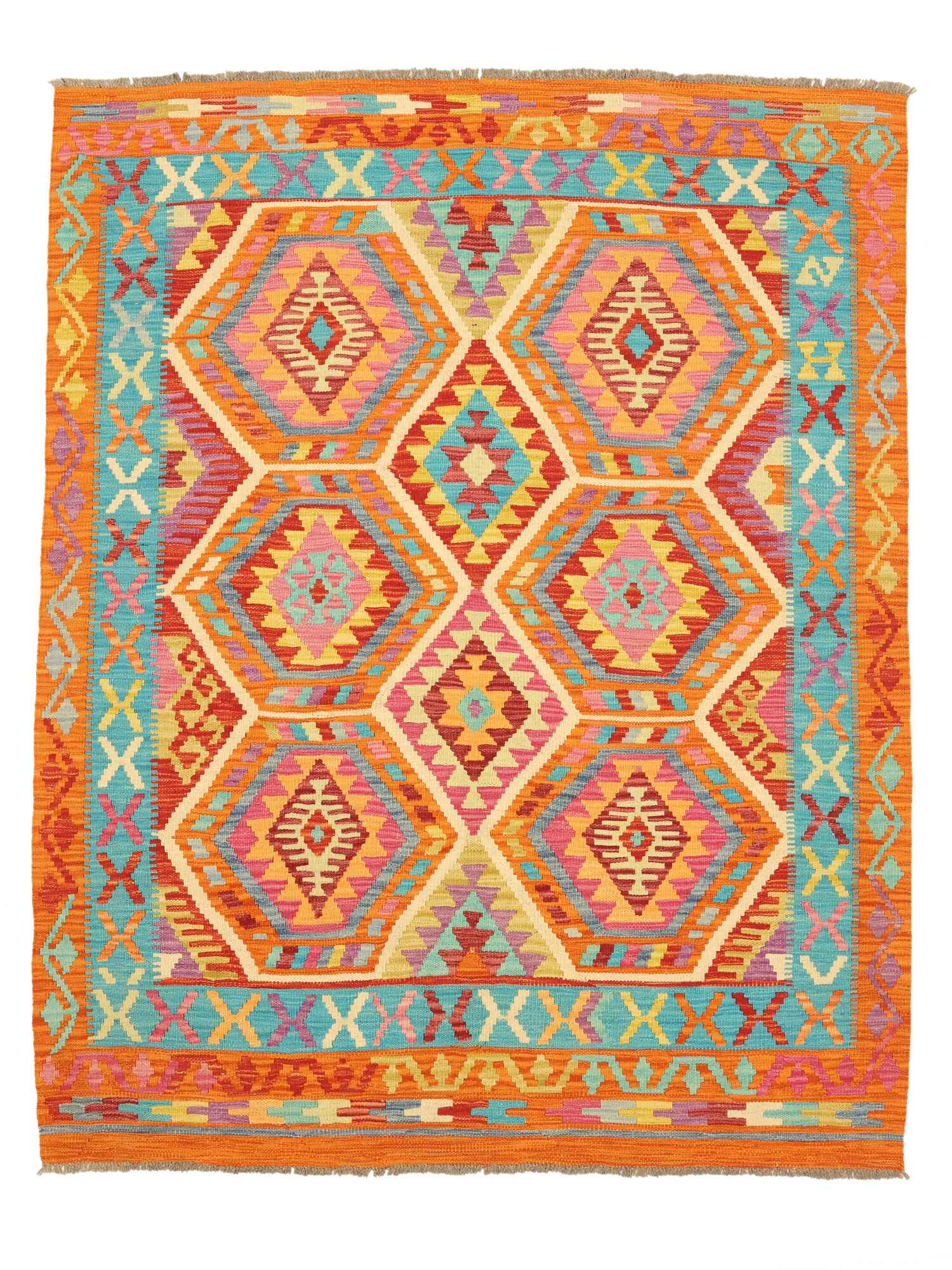 Kelim Afghan Old style Matta 145x190