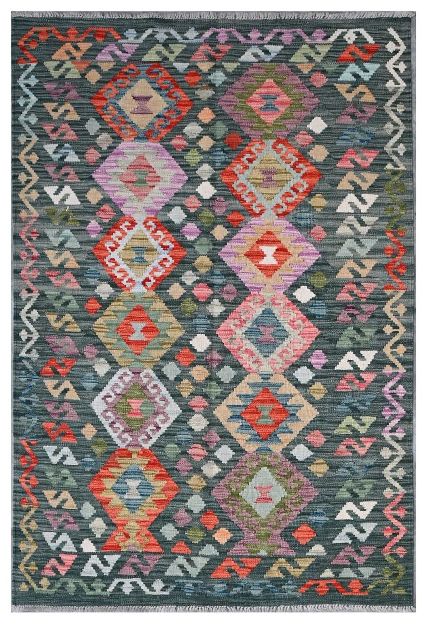 Kelim Afghan Old style Matta 121x180
