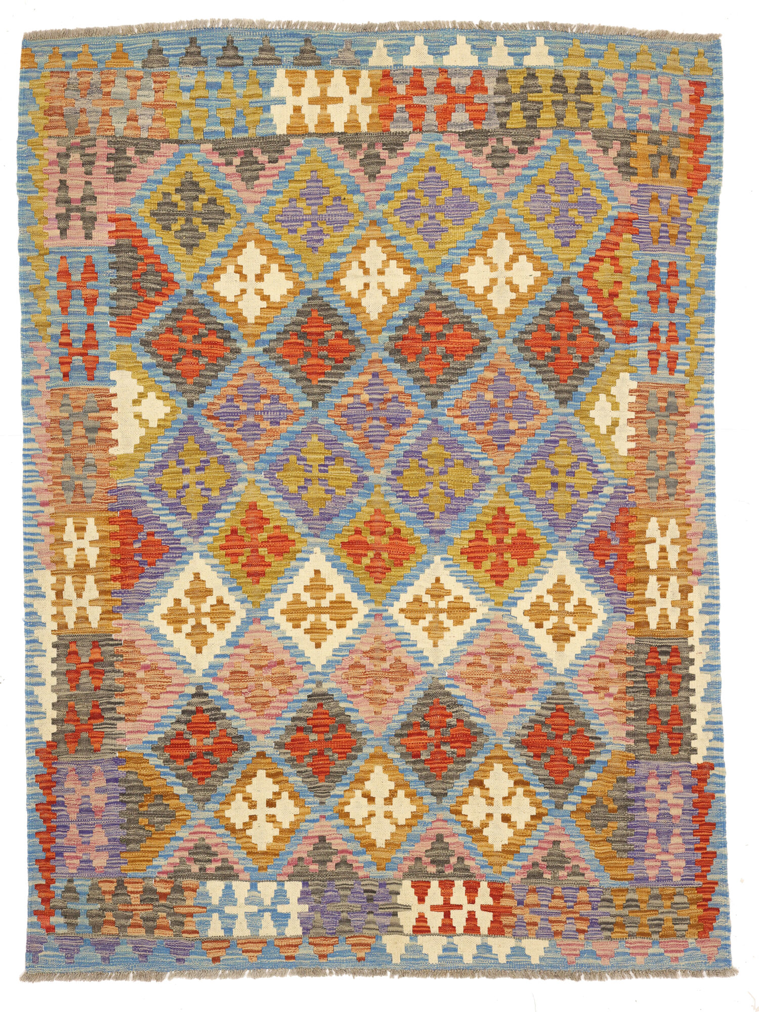 Kelim Afghan Old style Matta 151x202
