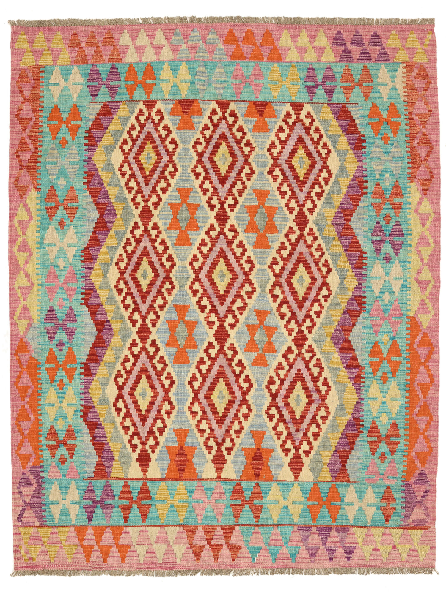 Kelim Afghan Old style Matta 152x194