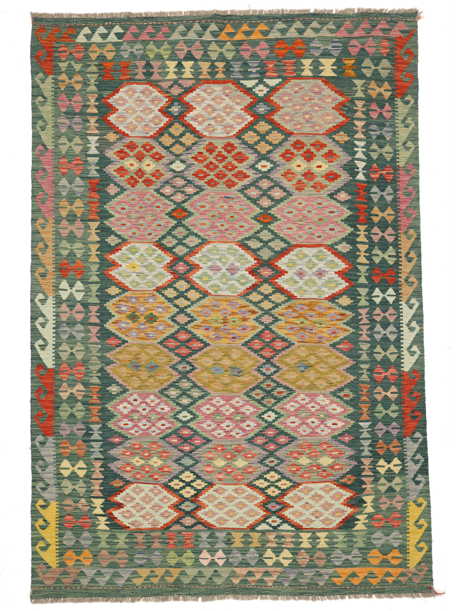 Kelim Afghan Old style Matta 170x248