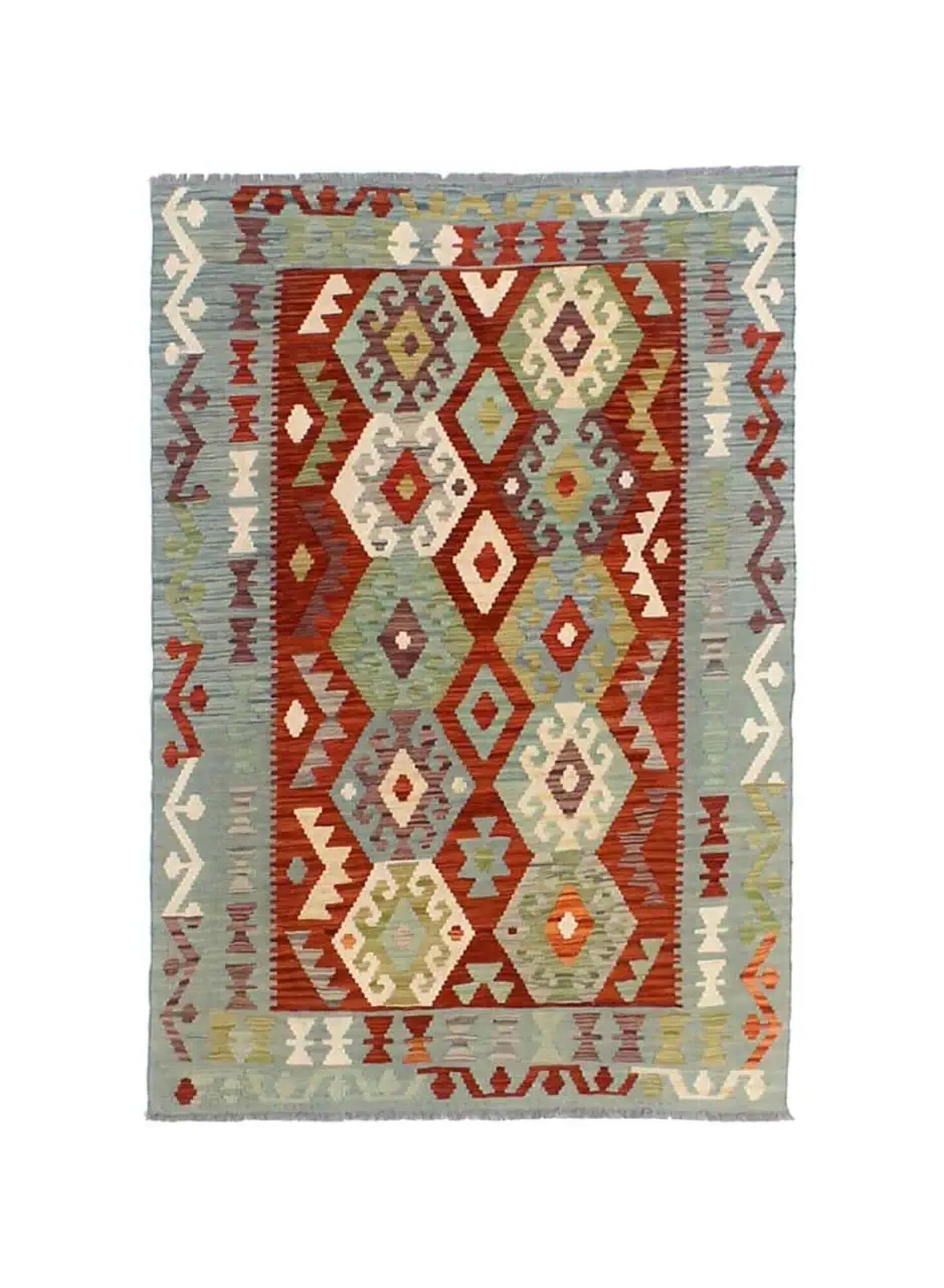 Kelim Afghan Old style Matta 123x187