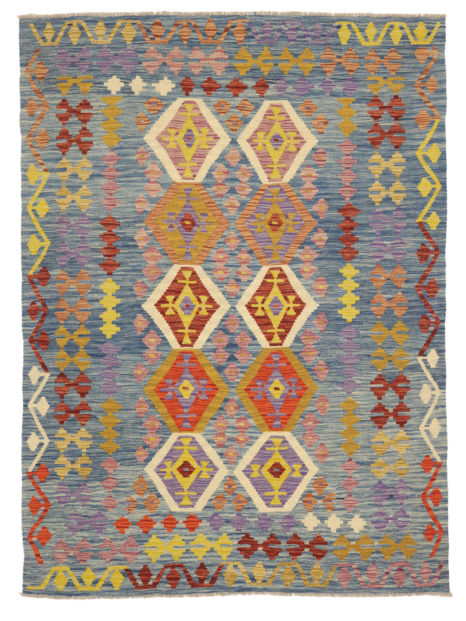 Kelim Afghan Old style Matta 150x200