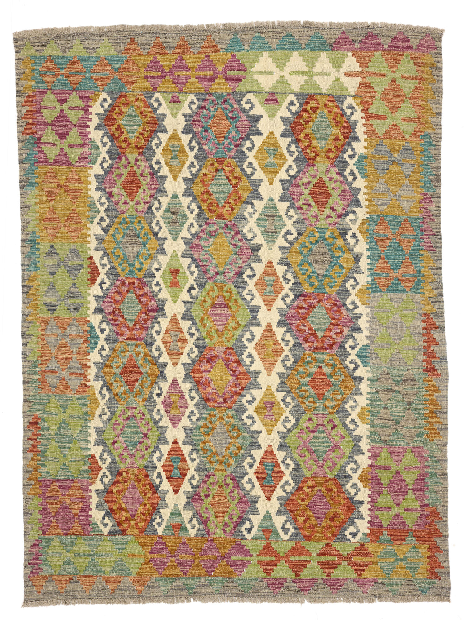 Kelim Afghan Old style Matta 150x202