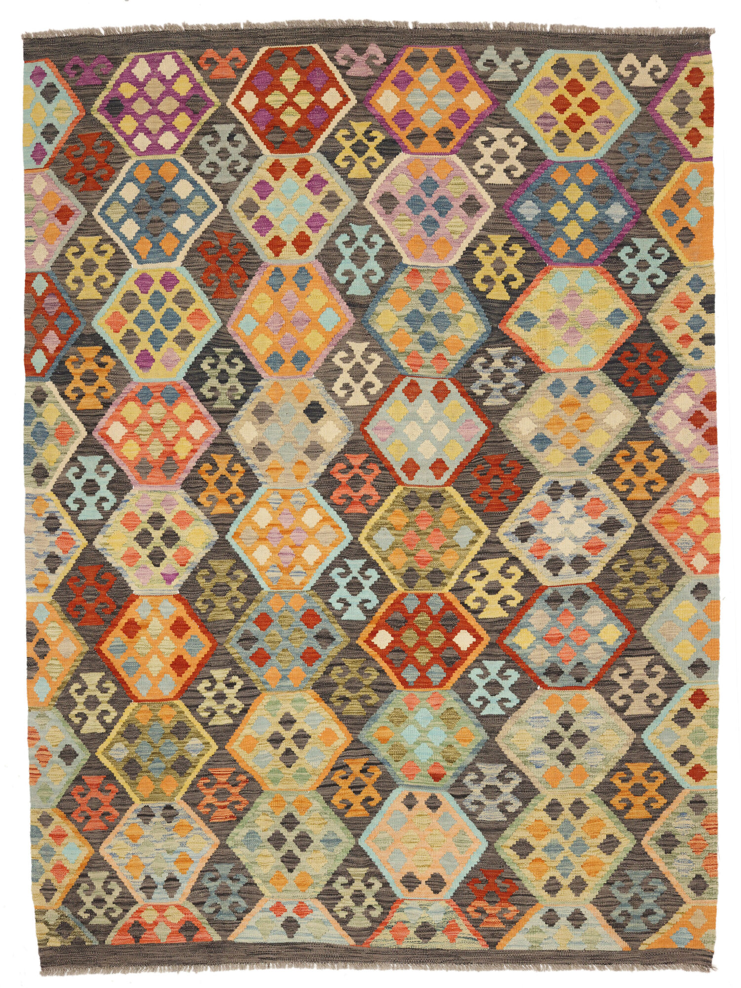 Kelim Afghan Old style Matta 186x249