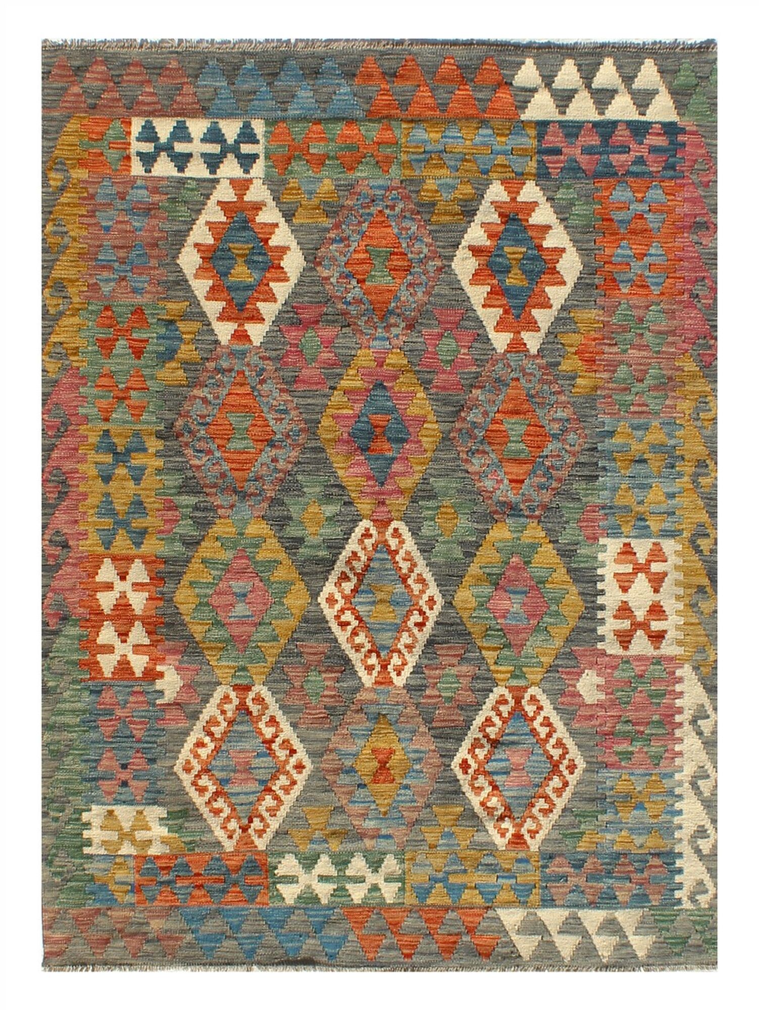 Kelim Afghan Old style Matta 150x200