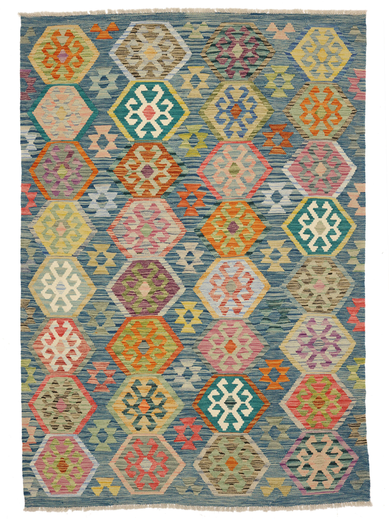 Kelim Afghan Old style Matta 175x249