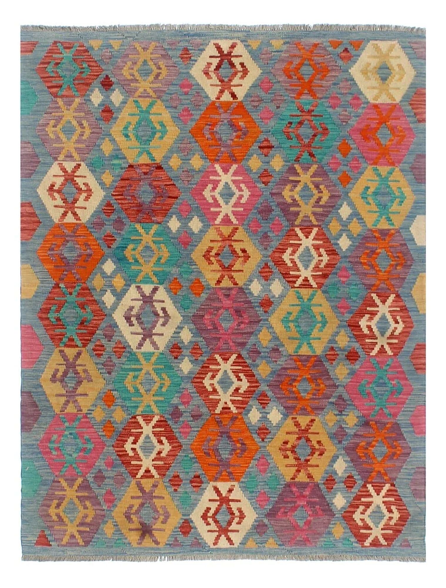 Kelim Afghan Old style Matta 150x193