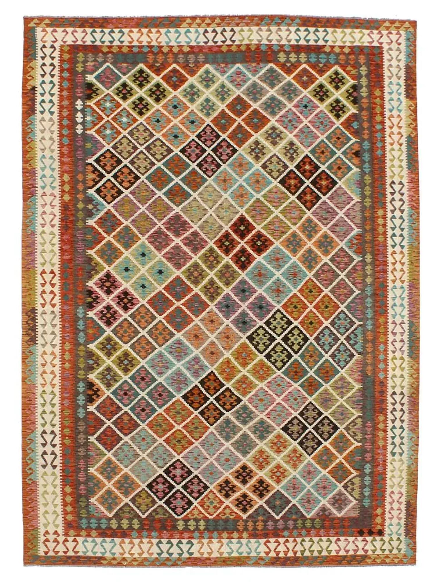 Kelim Afghan Old style Matta 302x483