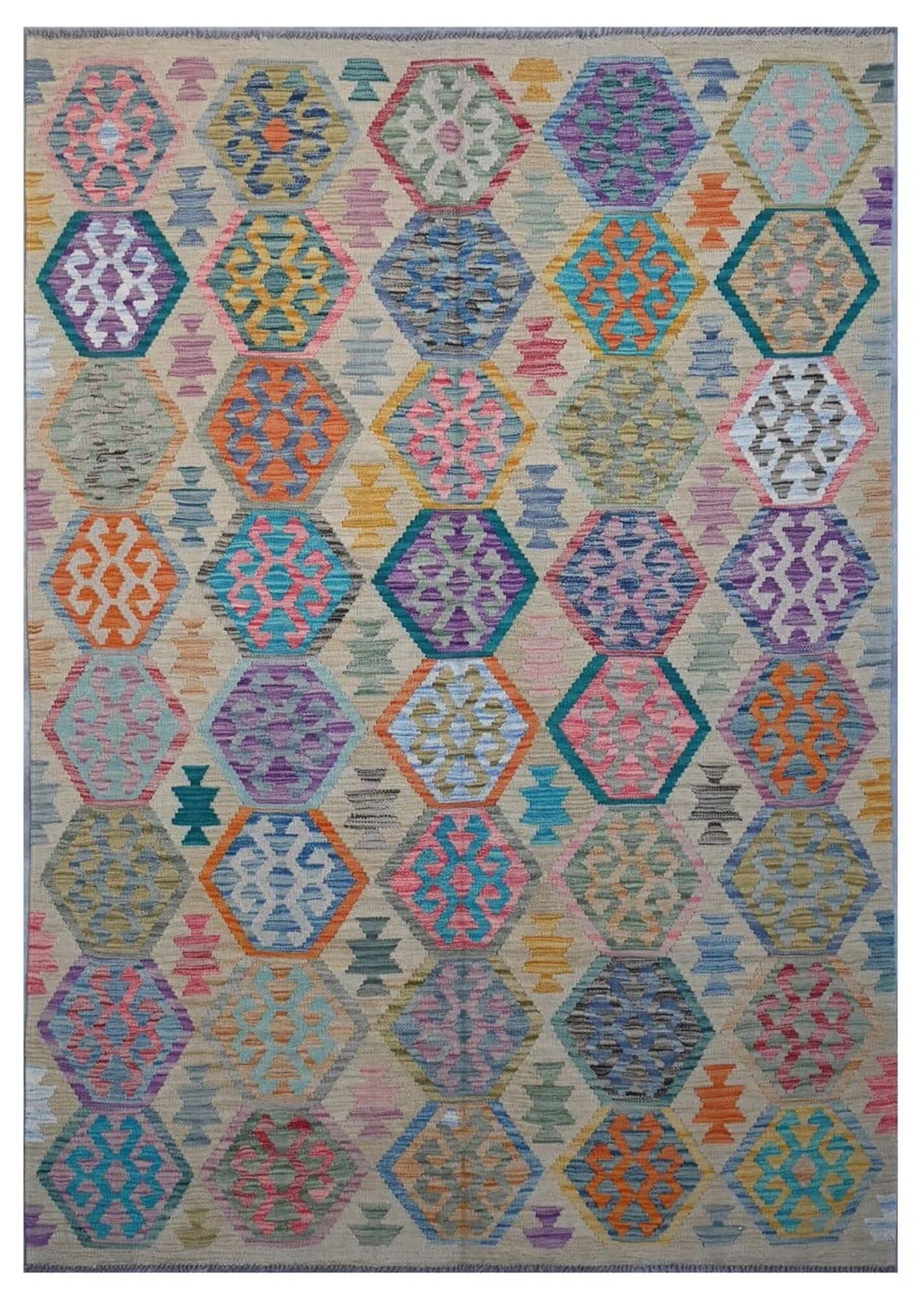Kelim Afghan Old style Matta 172x253
