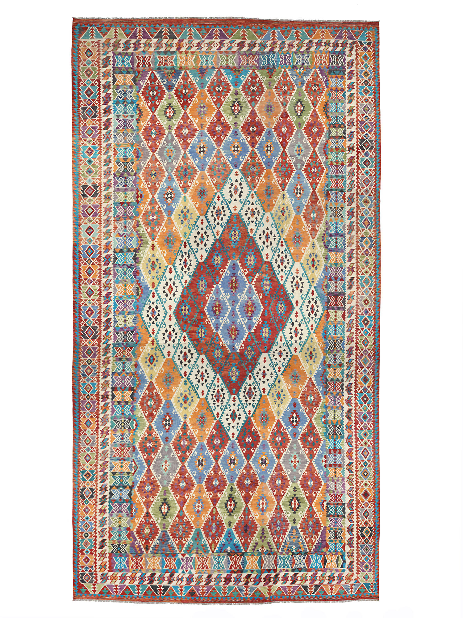 Kelim Afghan Old style Matta 526x979