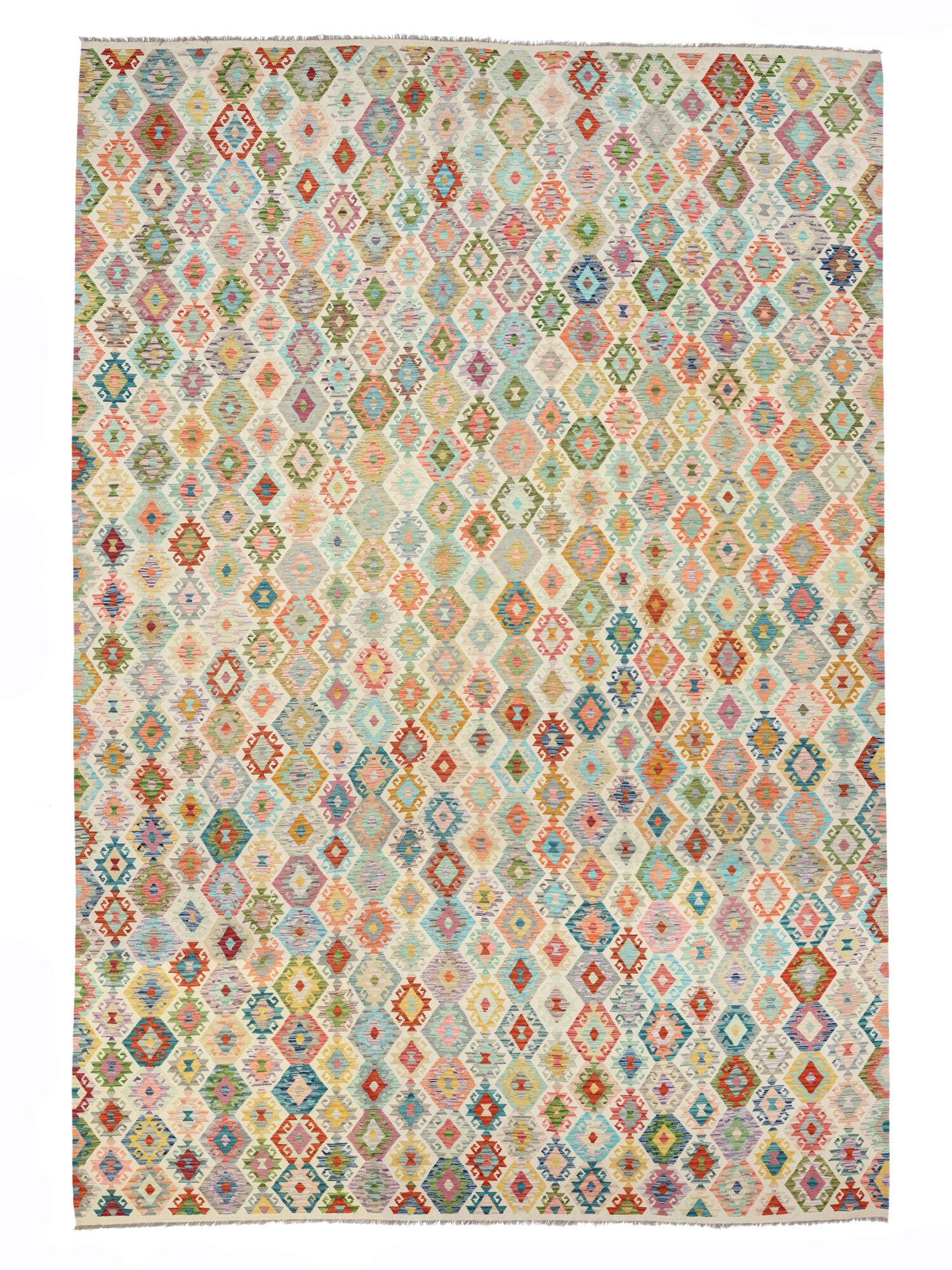 Kelim Afghan Old style Matta 405x588