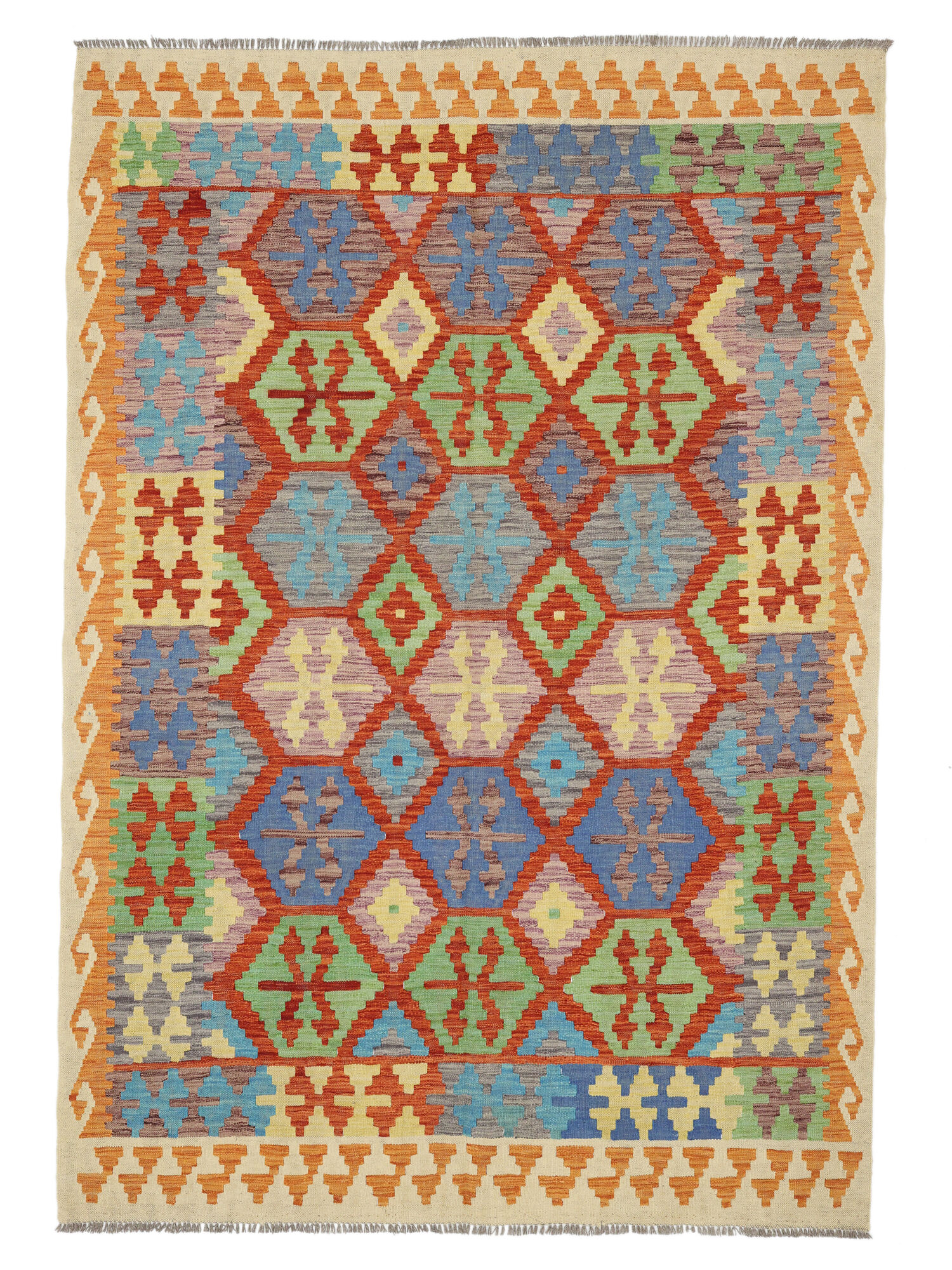 Kelim Afghan Old style Matta 194x280