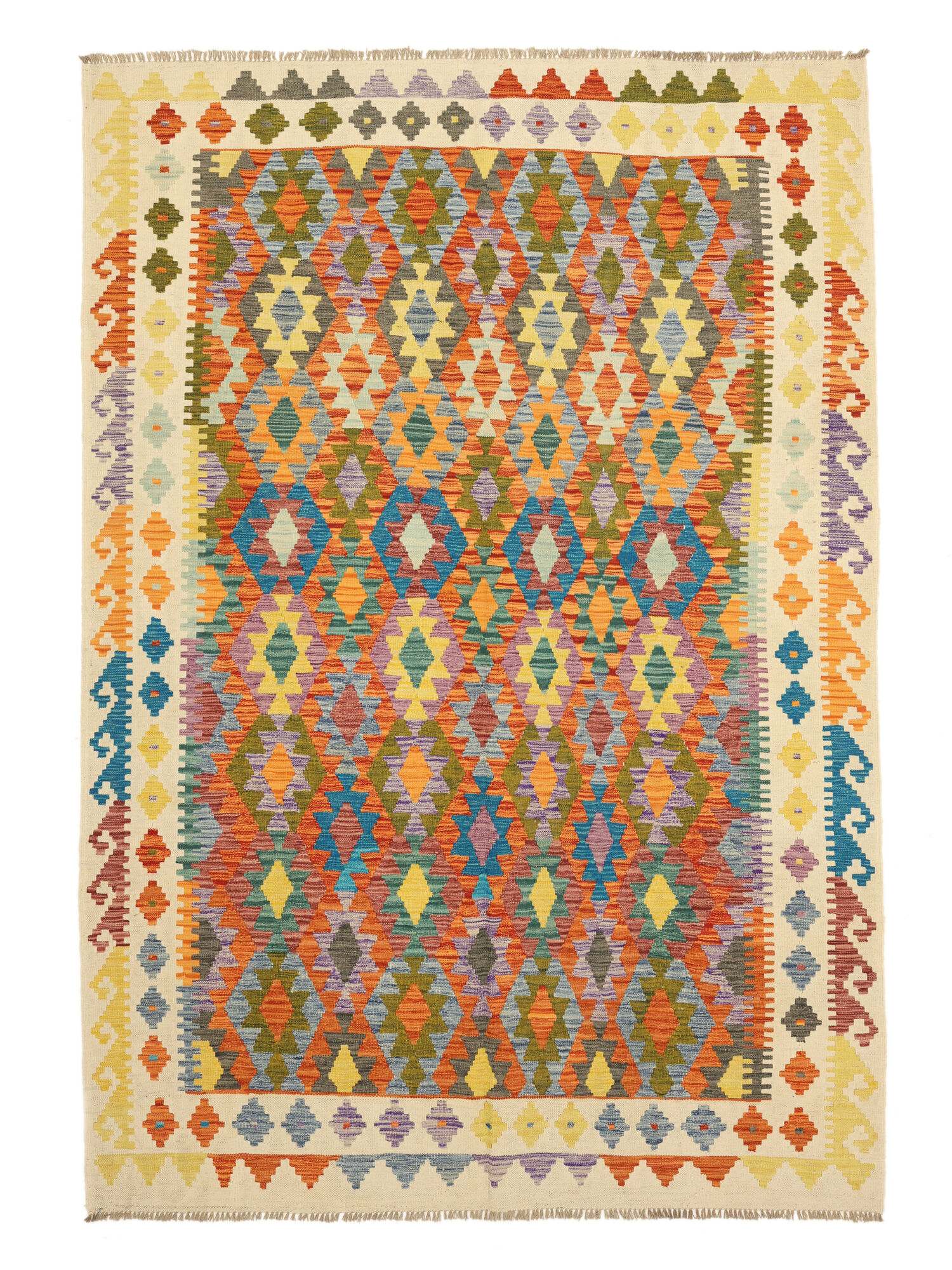 Kelim Afghan Old style Matta 199x291