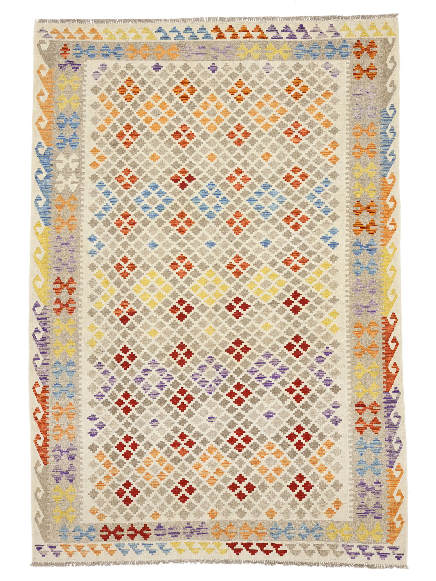 Kelim Afghan Old style Matta 204x294