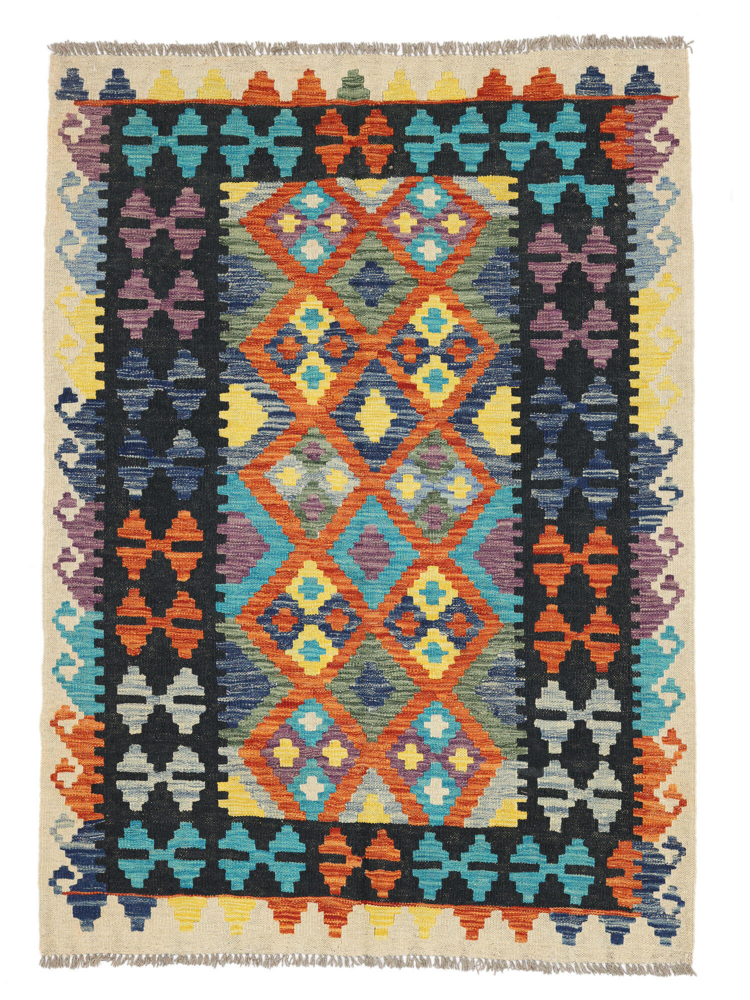 Kelim Afghan Old style Matta 131x179