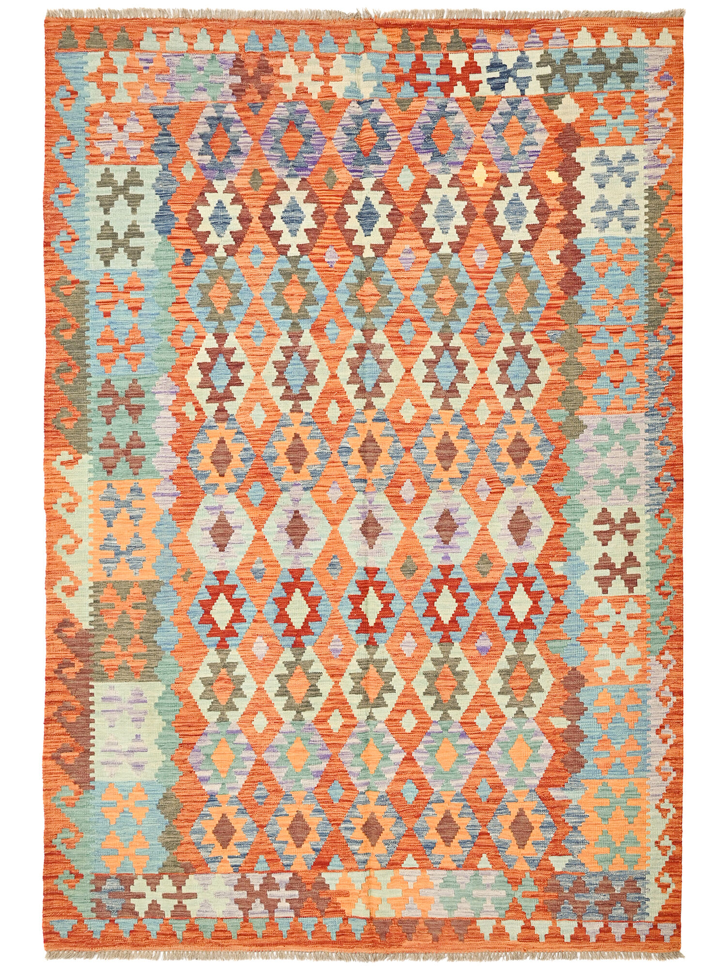 Kelim Afghan Old style Matta 201x292