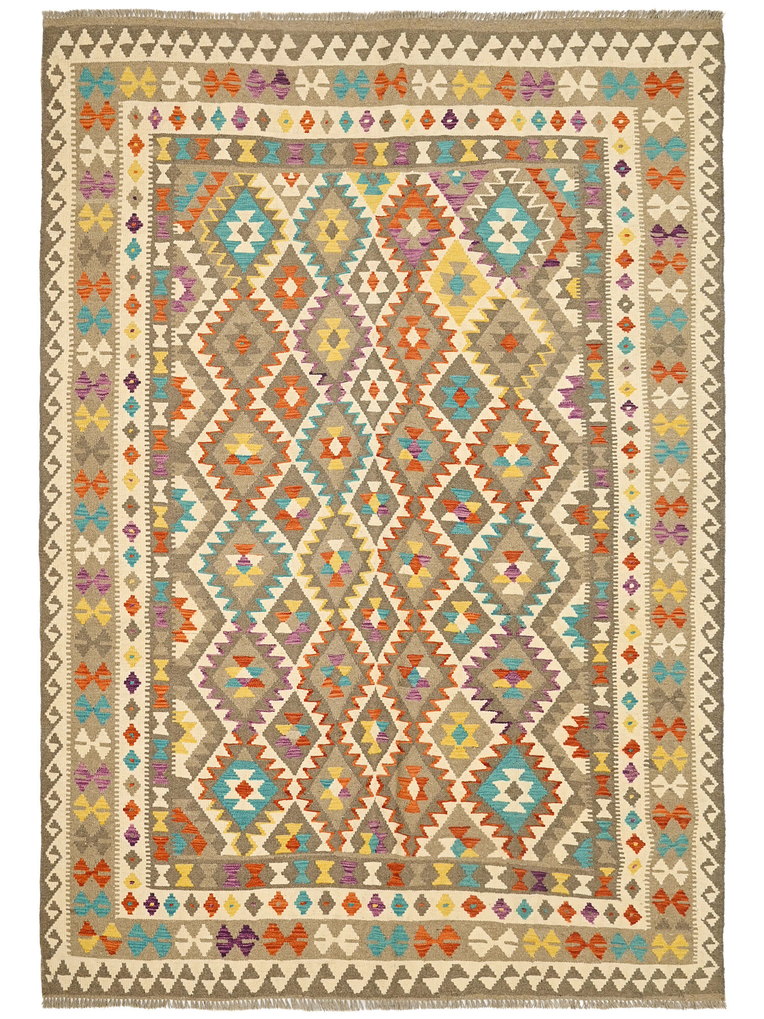 Kelim Afghan Old style Matta 201x293