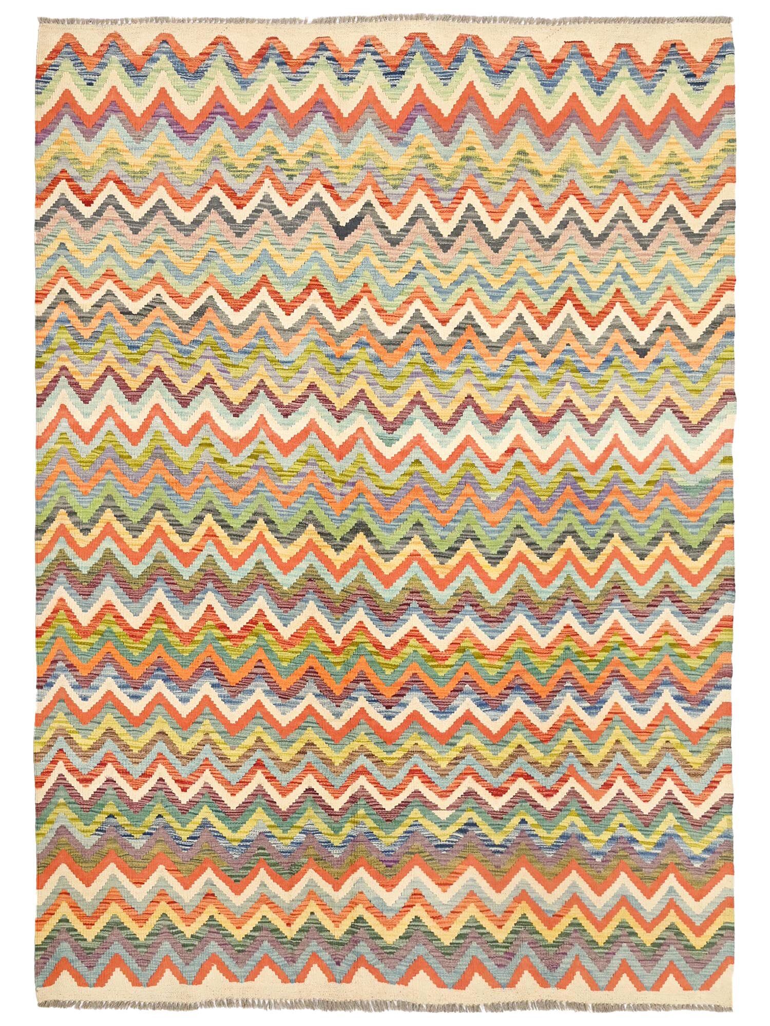 Kelim Afghan Old style Matta 201x286