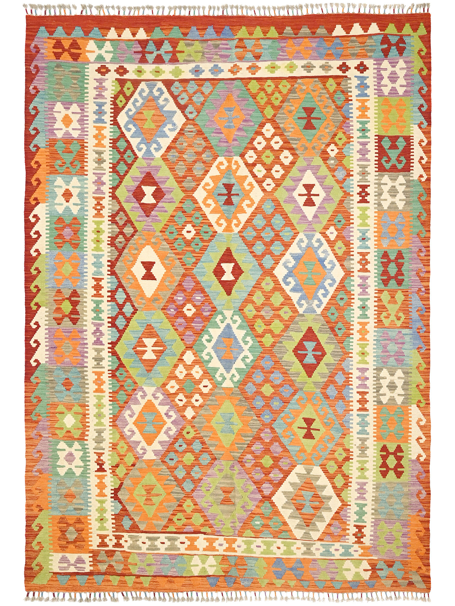 Kelim Afghan Old style Matta 201x295