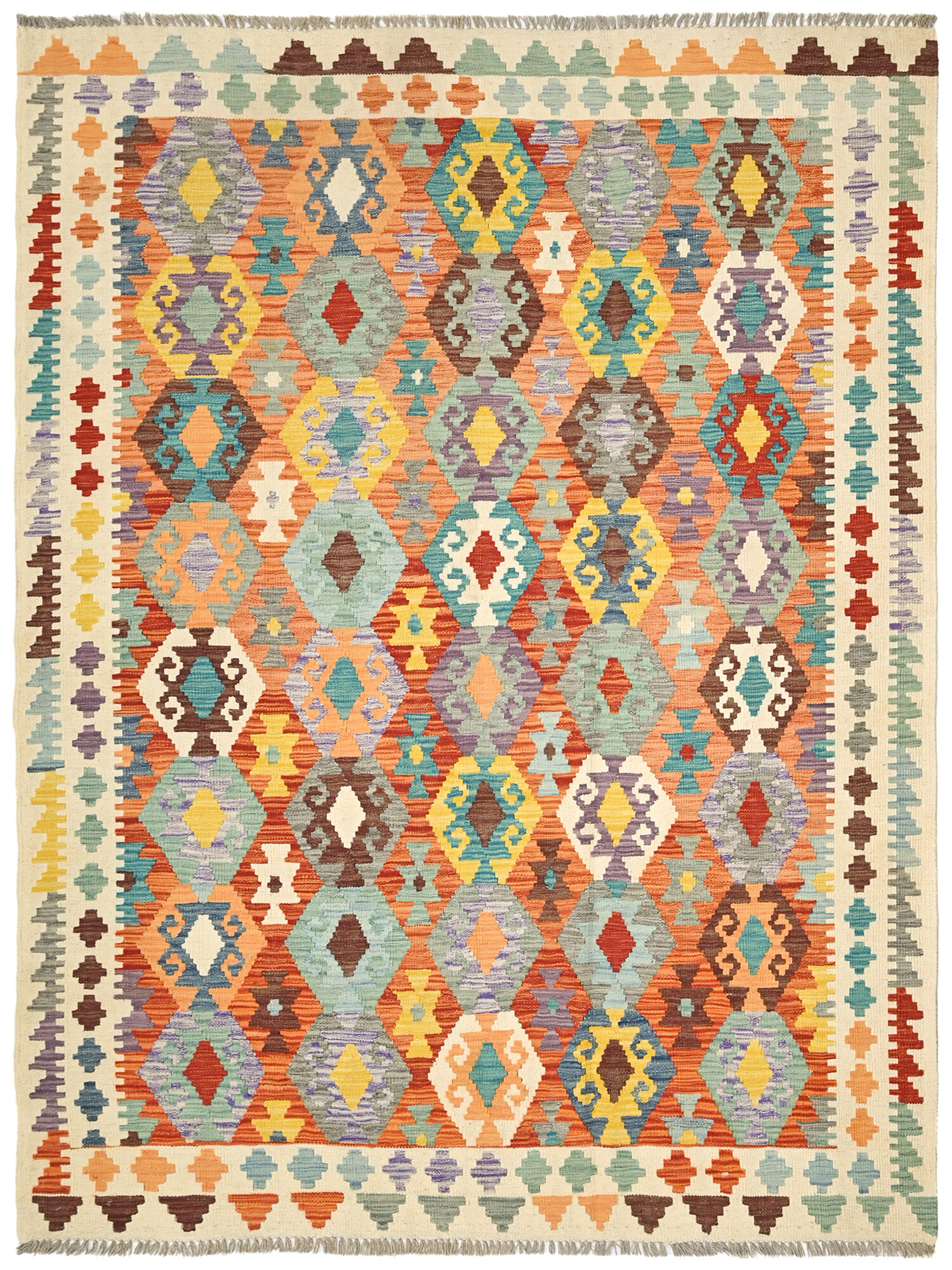 Kelim Afghan Old style Matta 170x236